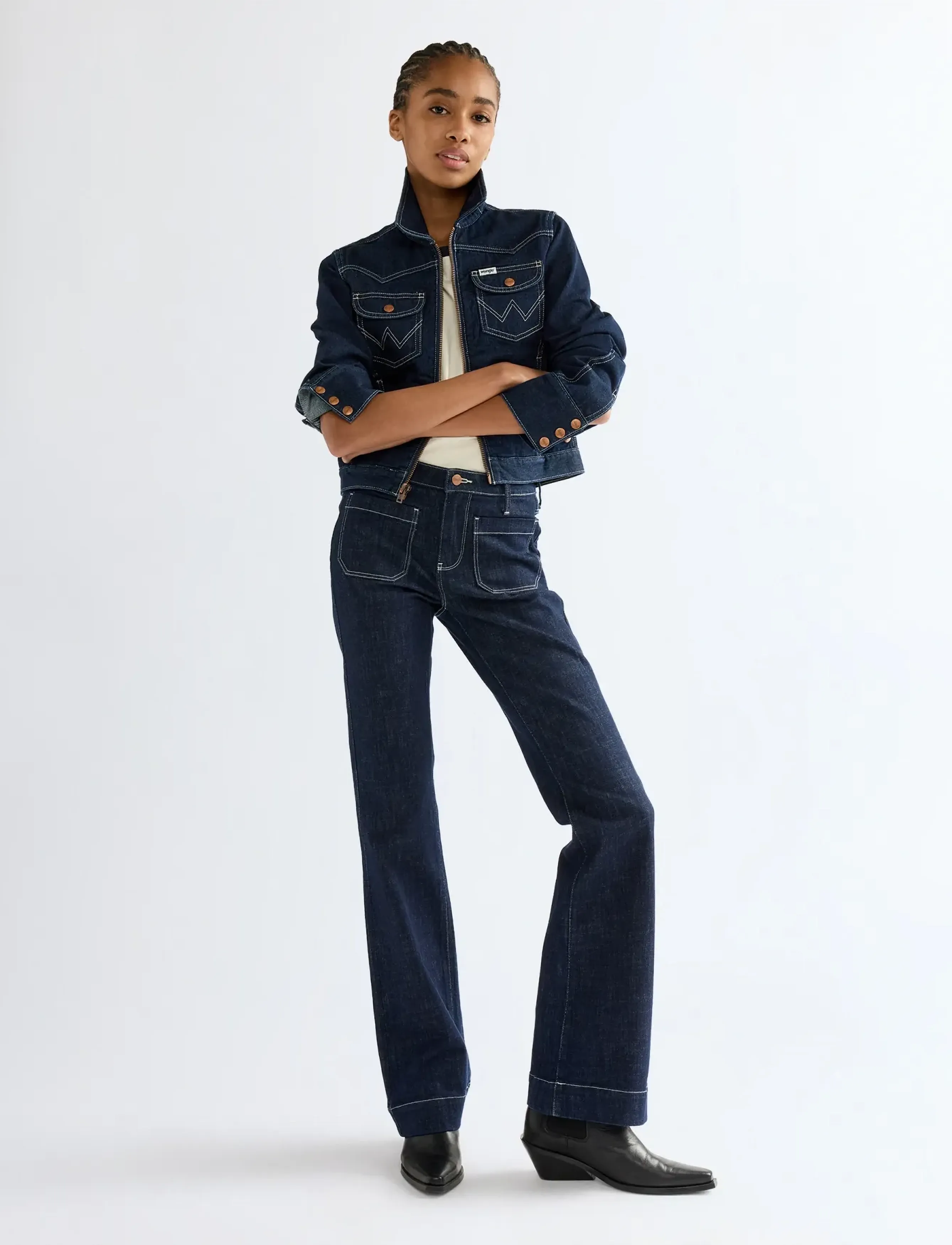 WRANGLER Slim Seamed Jacket jackor dam – bild 2