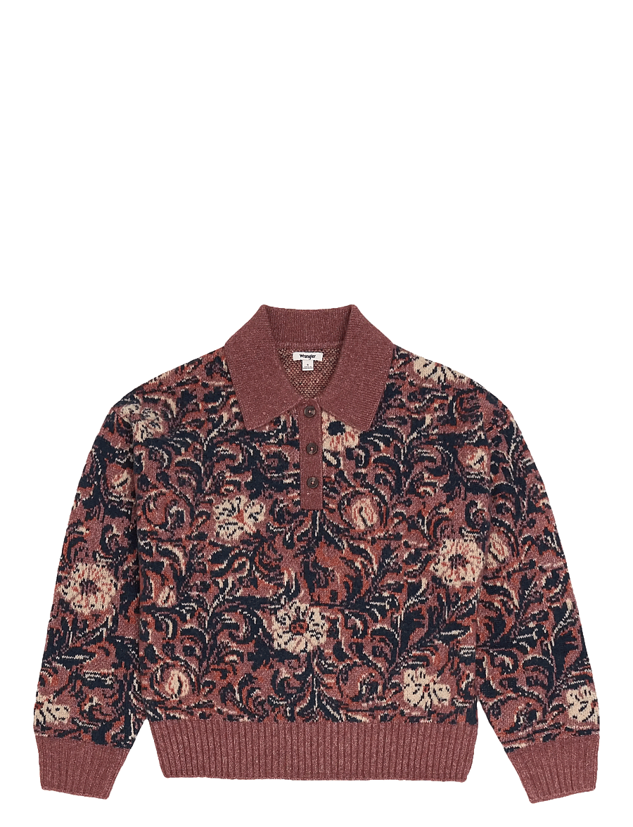 Wrangler - RANCH FLORAL POLO - kampsunid - mystic floral - 1