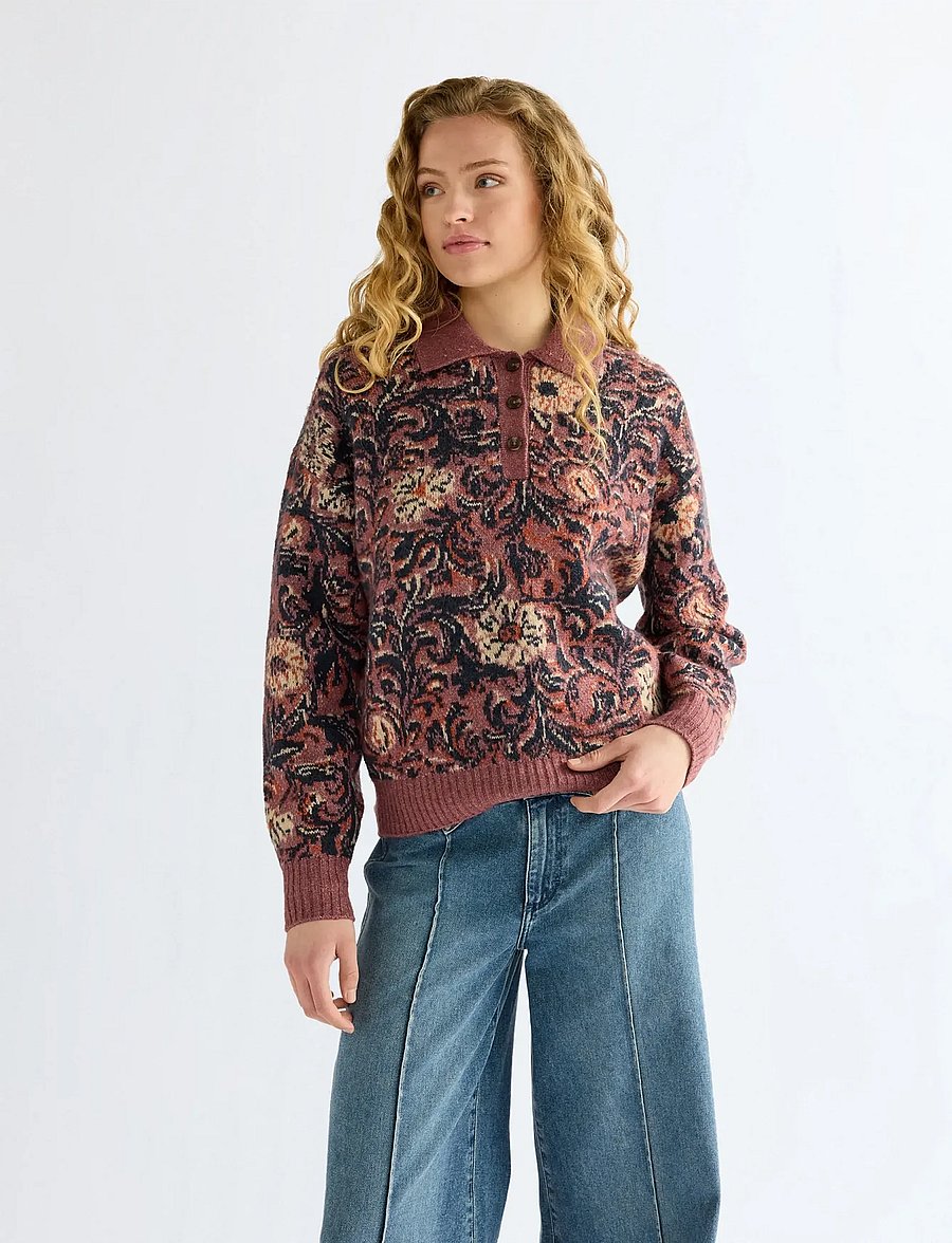 Wrangler - RANCH FLORAL POLO - kampsunid - mystic floral - 0