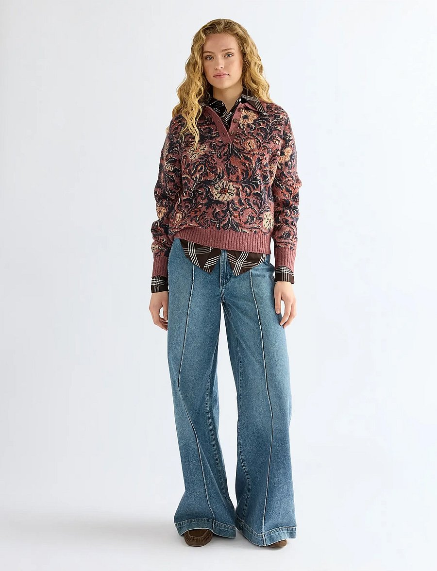 Wrangler - RANCH FLORAL POLO - kampsunid - mystic floral - 3
