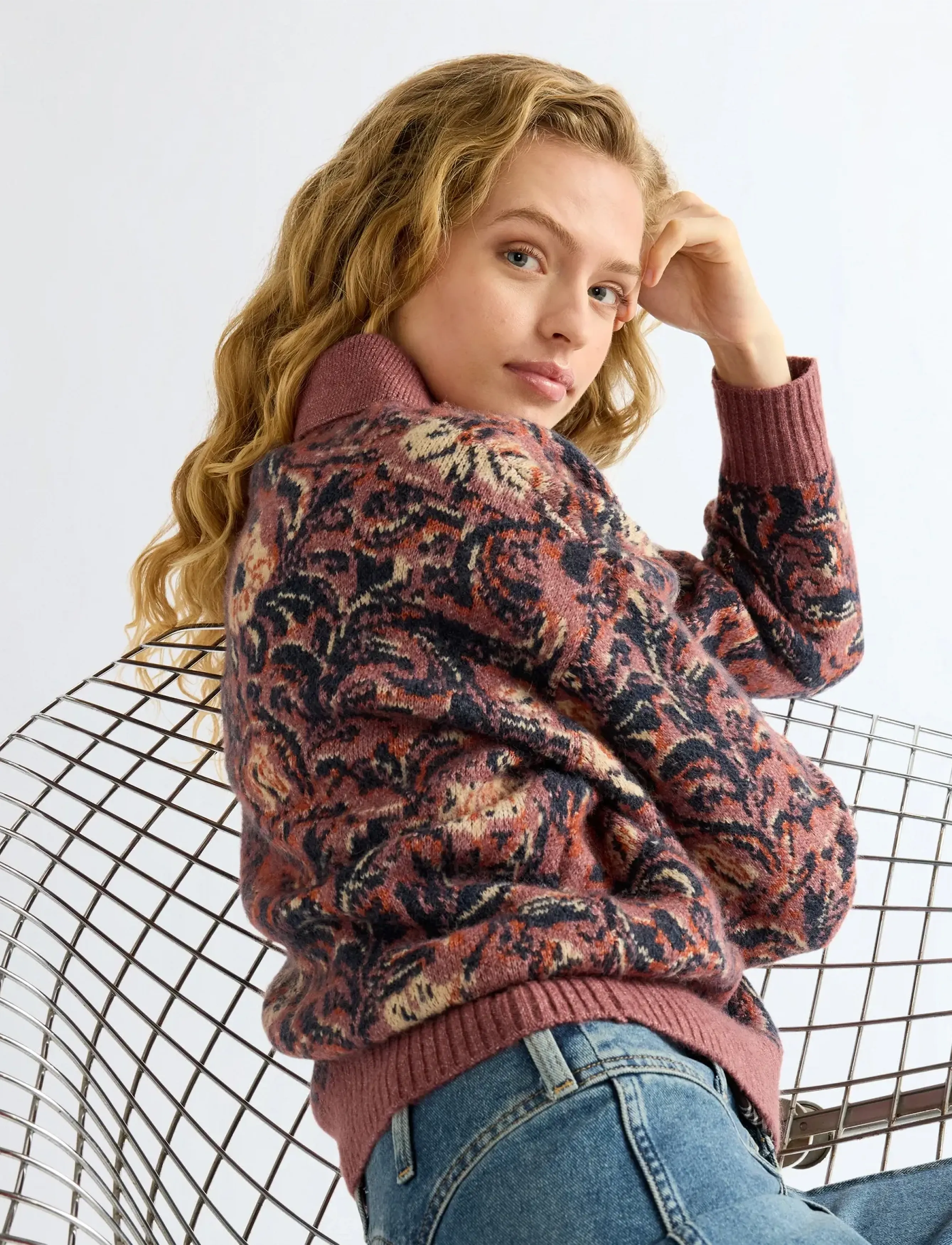 WRANGLER Ranch Floral Polo blusar dam – bild 5