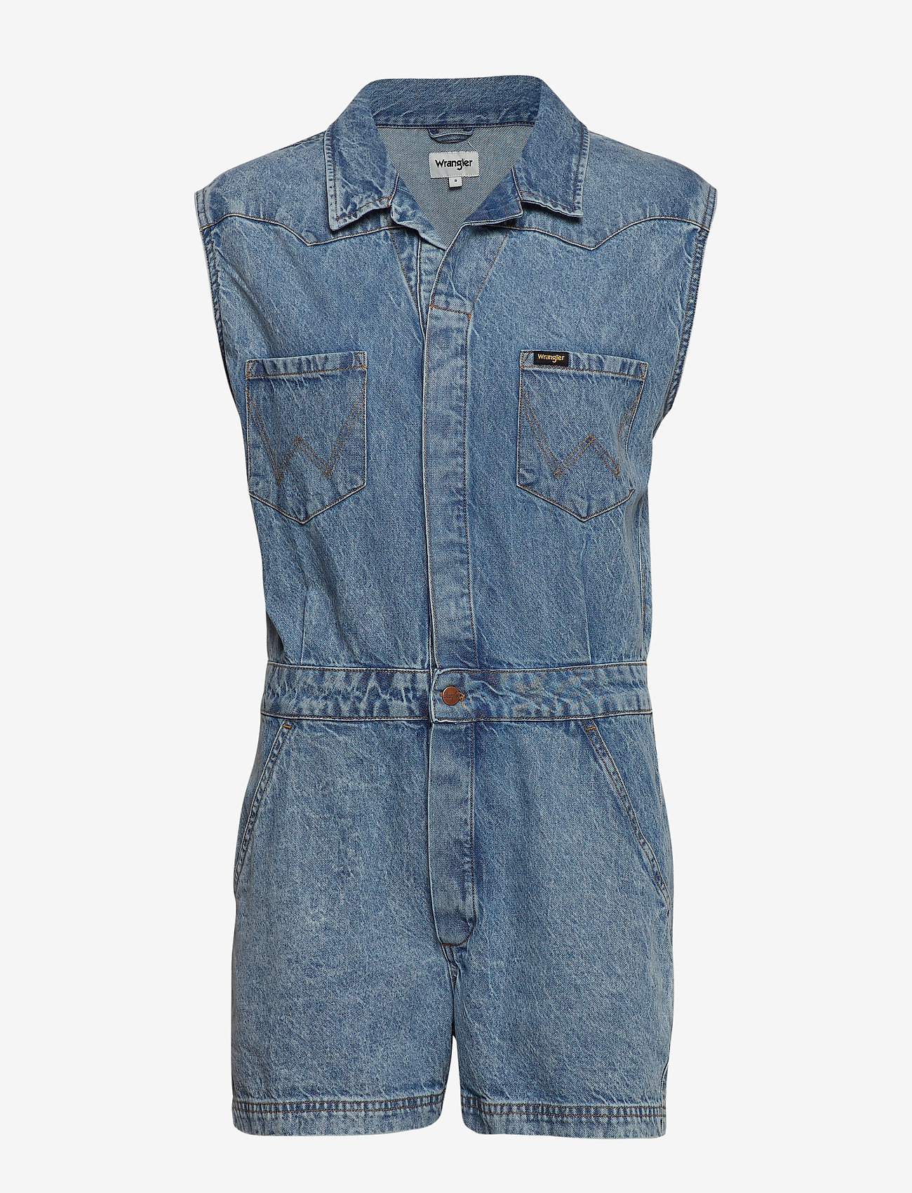 Wrangler - PLAYSUIT - worn indigo - 0