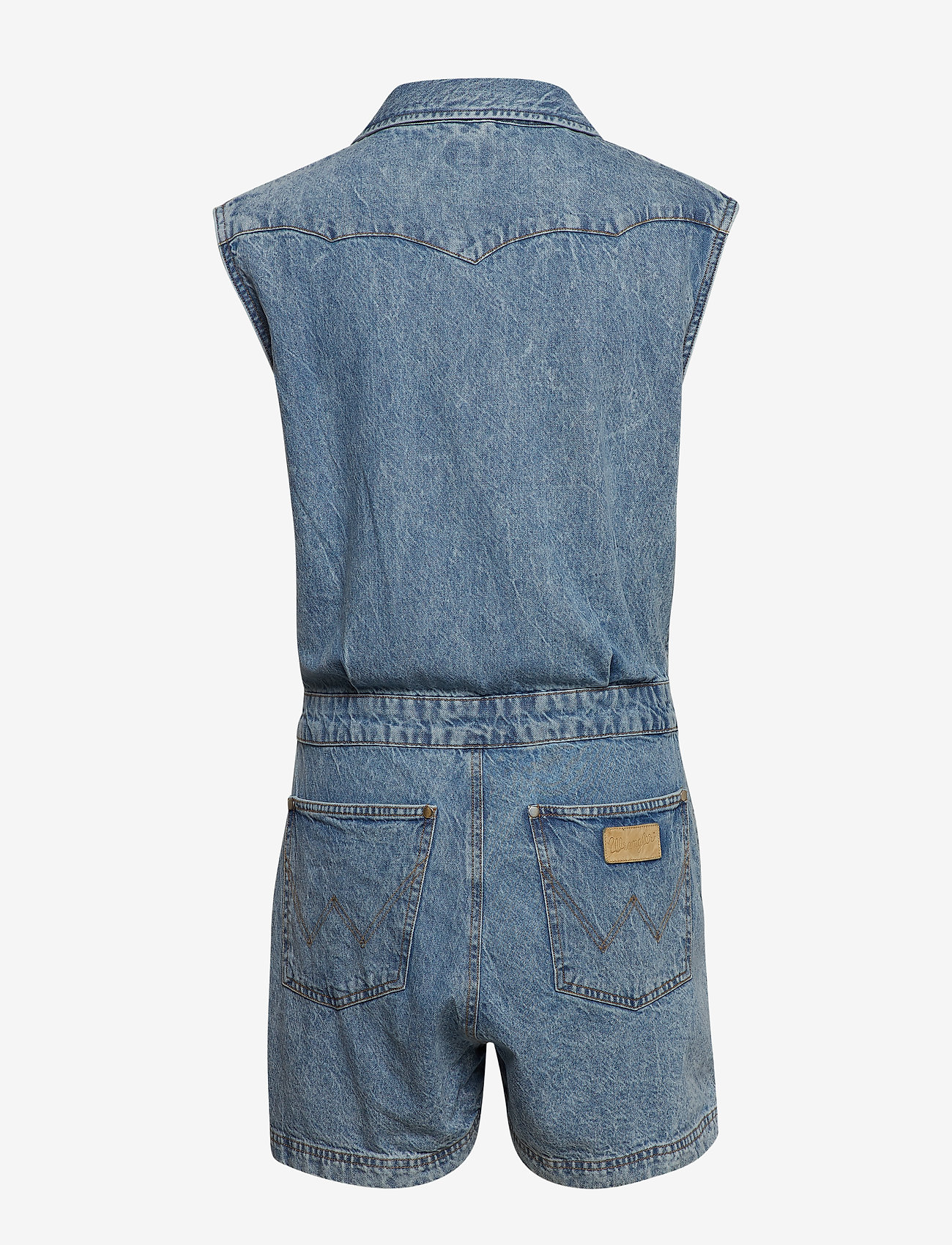 Wrangler - PLAYSUIT - worn indigo - 1