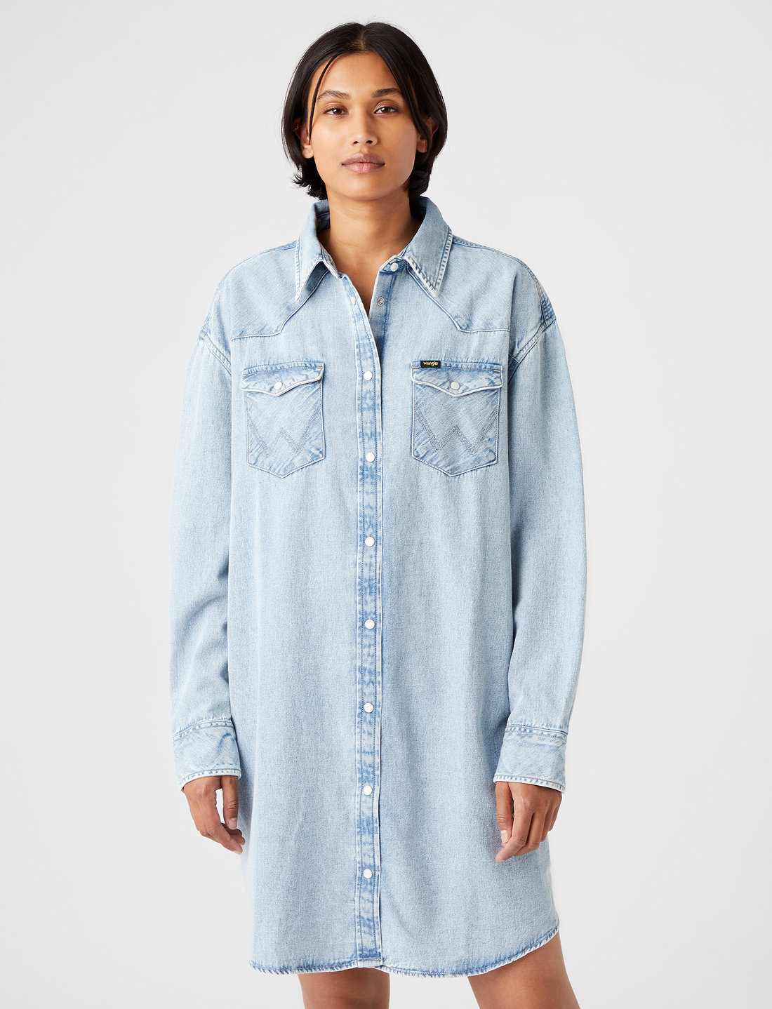 Wrangler denim top shirt dress