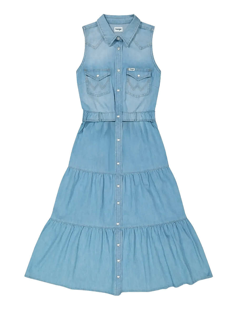 Wrangler - TIERED MAXI DRESS - kaia - 1