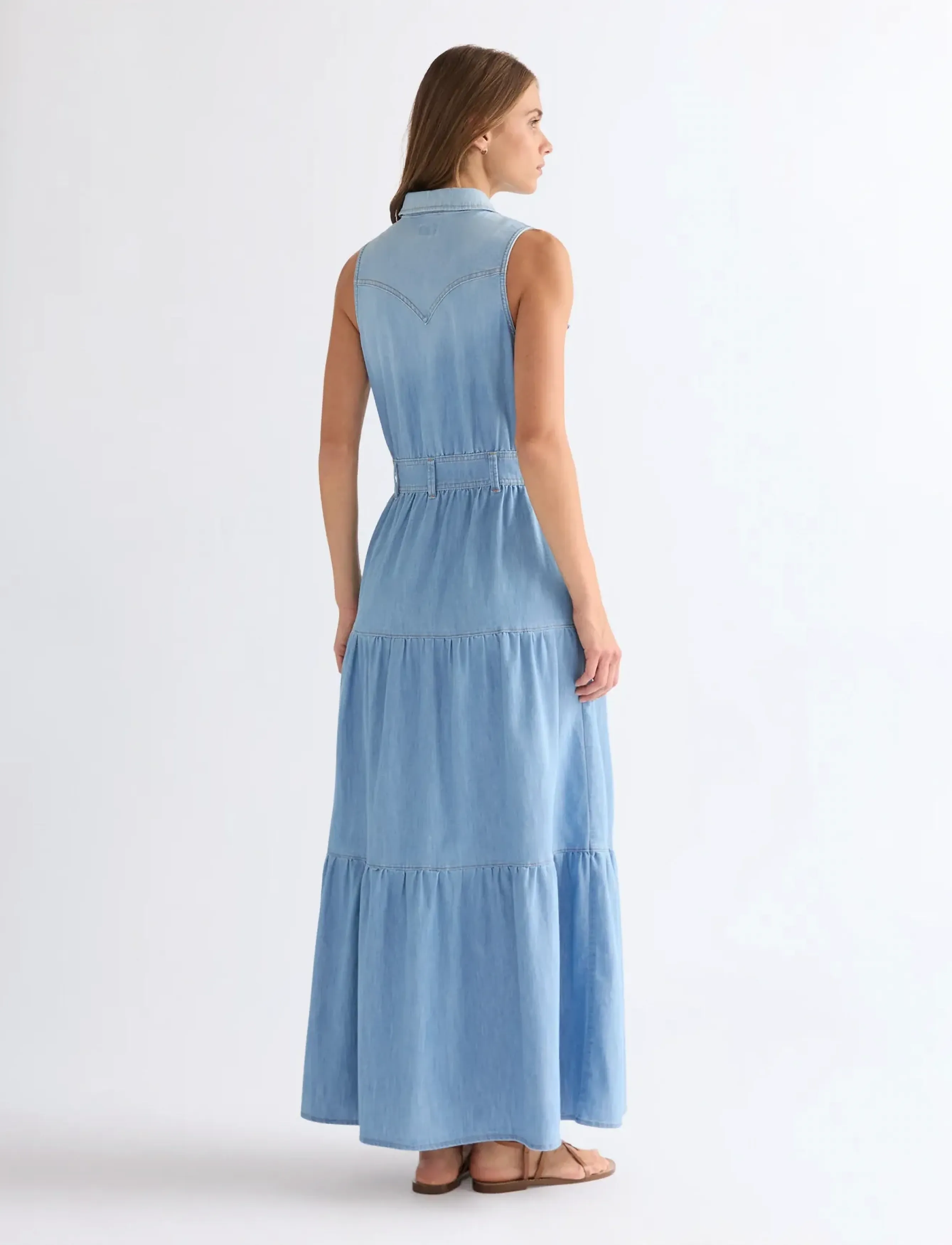 Wrangler - TIERED MAXI DRESS - kaia - 2