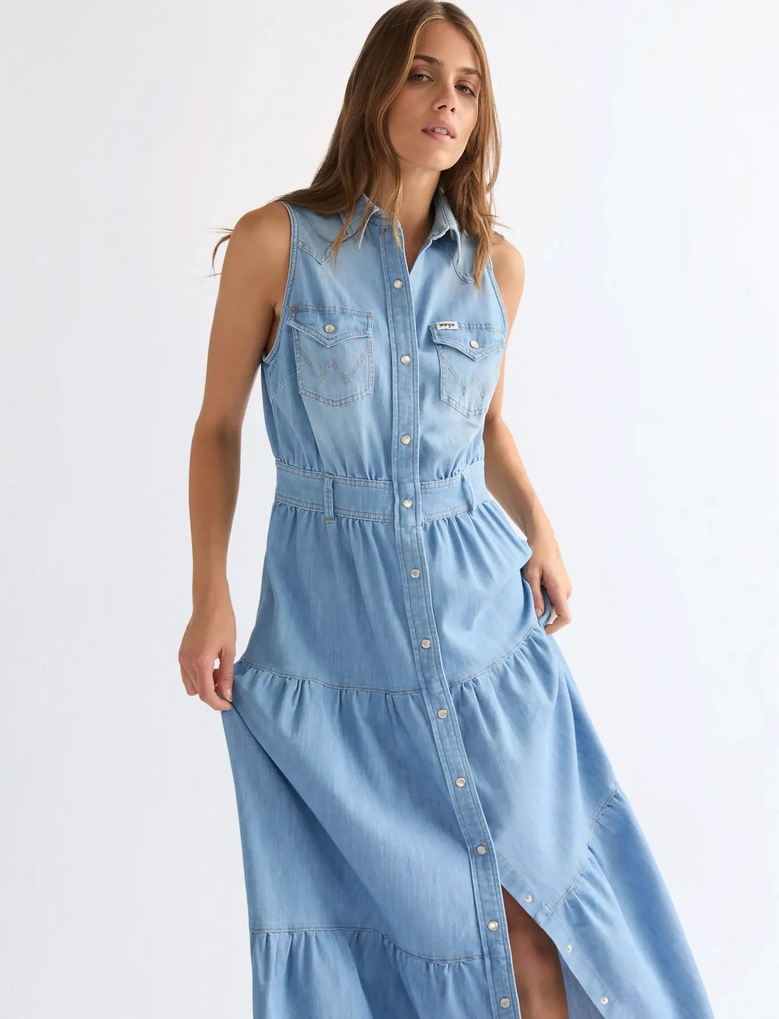 Wrangler - TIERED MAXI DRESS - kaia - 5