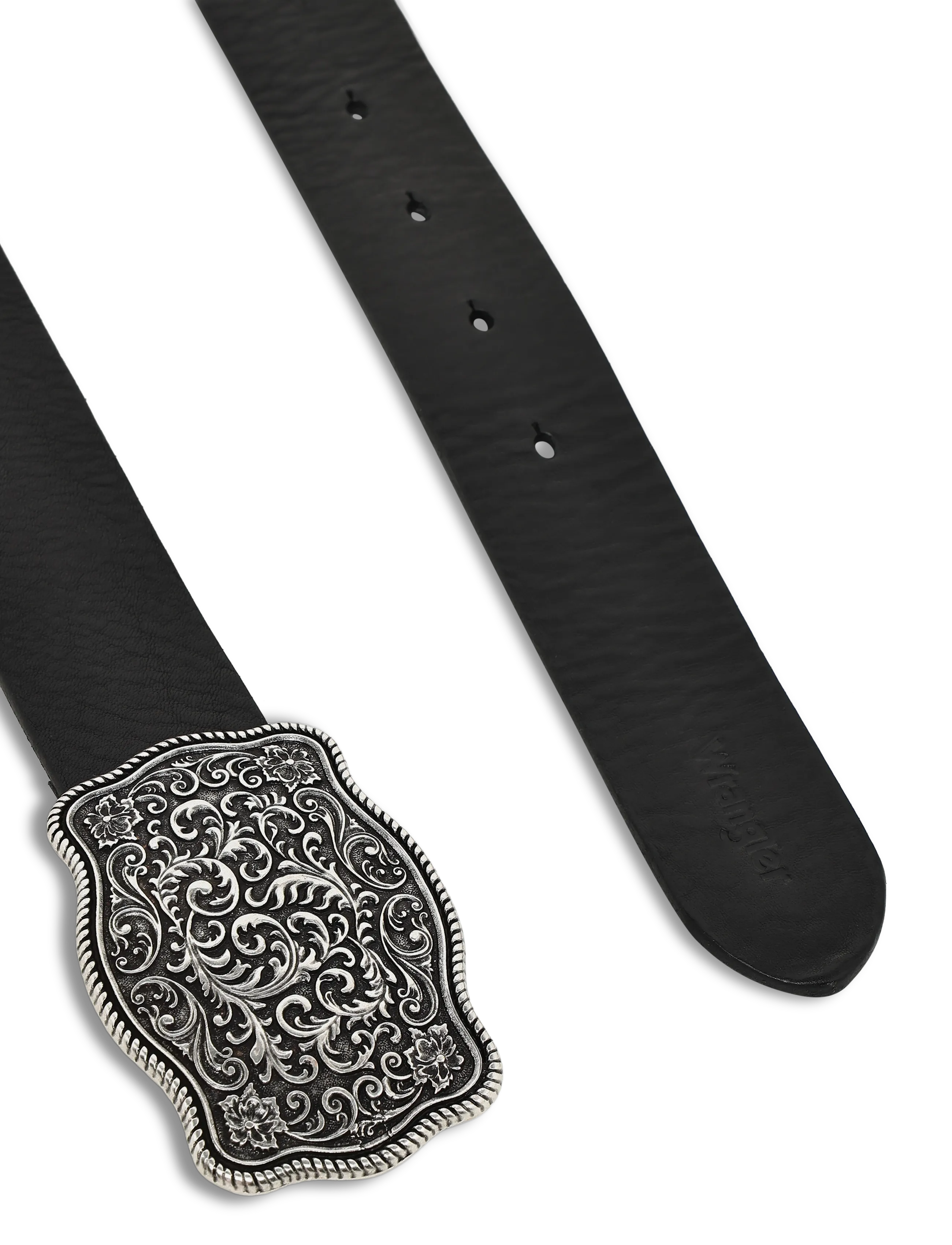 Wrangler - WESTERN BELT - klassiska skärp - black - 2