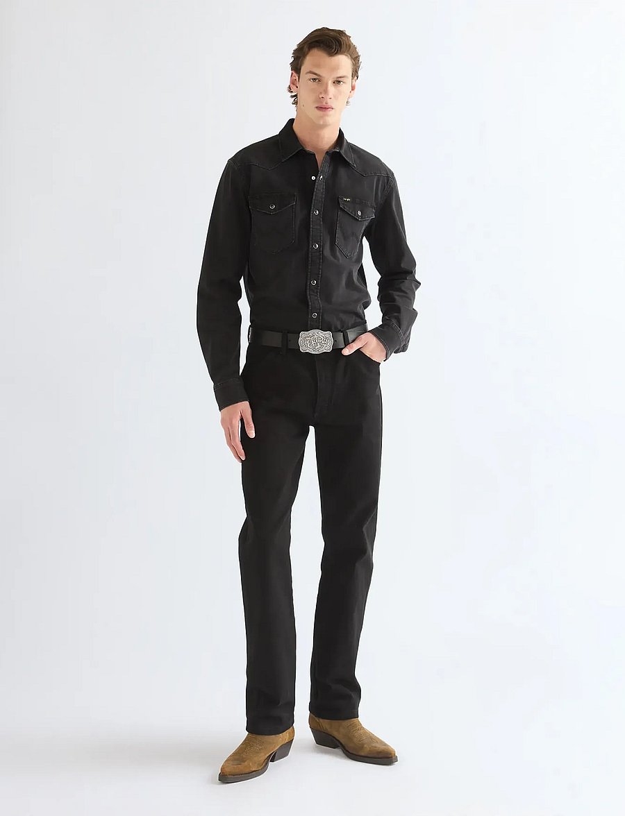 Wrangler - WESTERN BELT - klassikalised vööd - black - 0