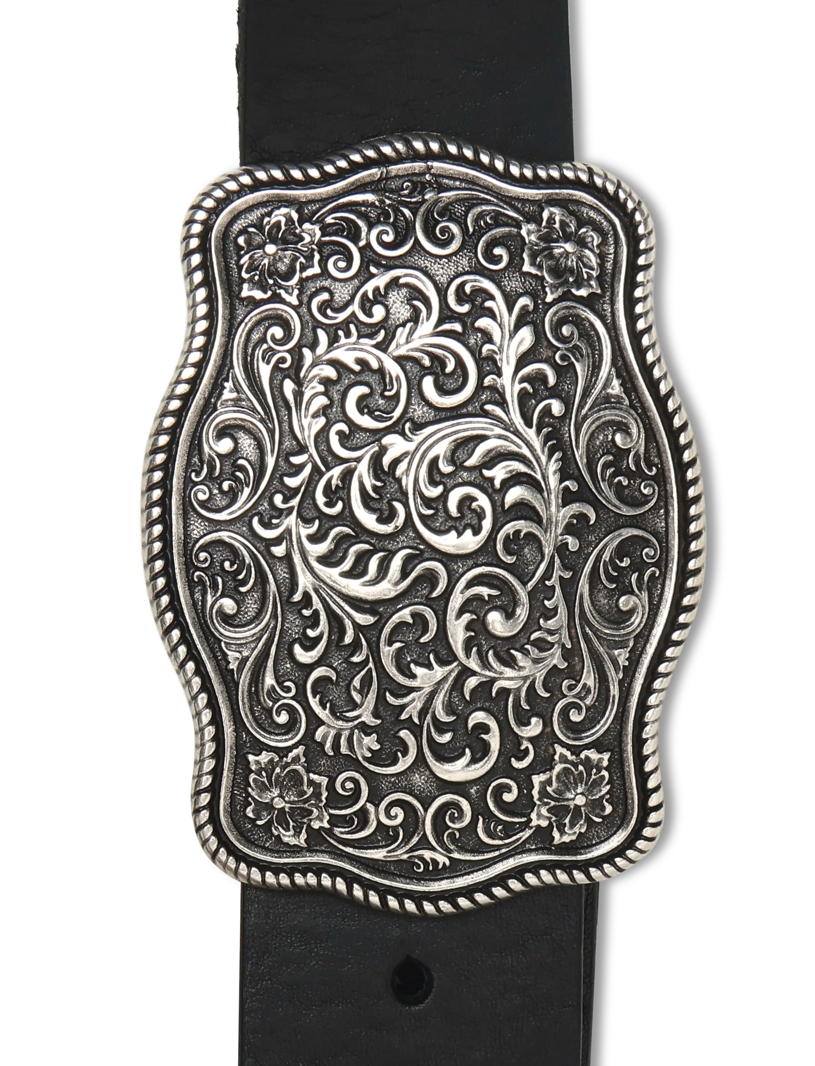 Wrangler - WESTERN BELT - klassiska skärp - black - 5