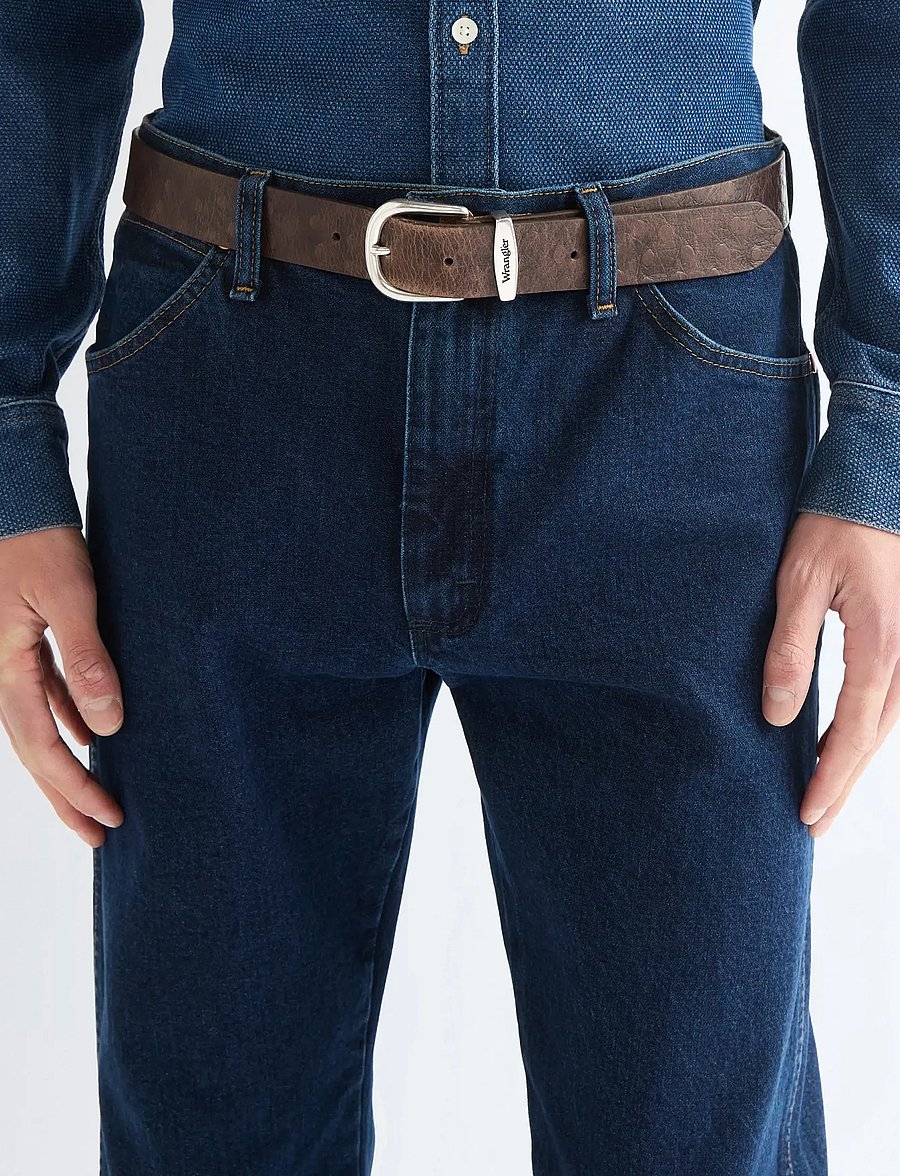 Wrangler - EASY BELT - klassikalised vööd - dark brown - 3