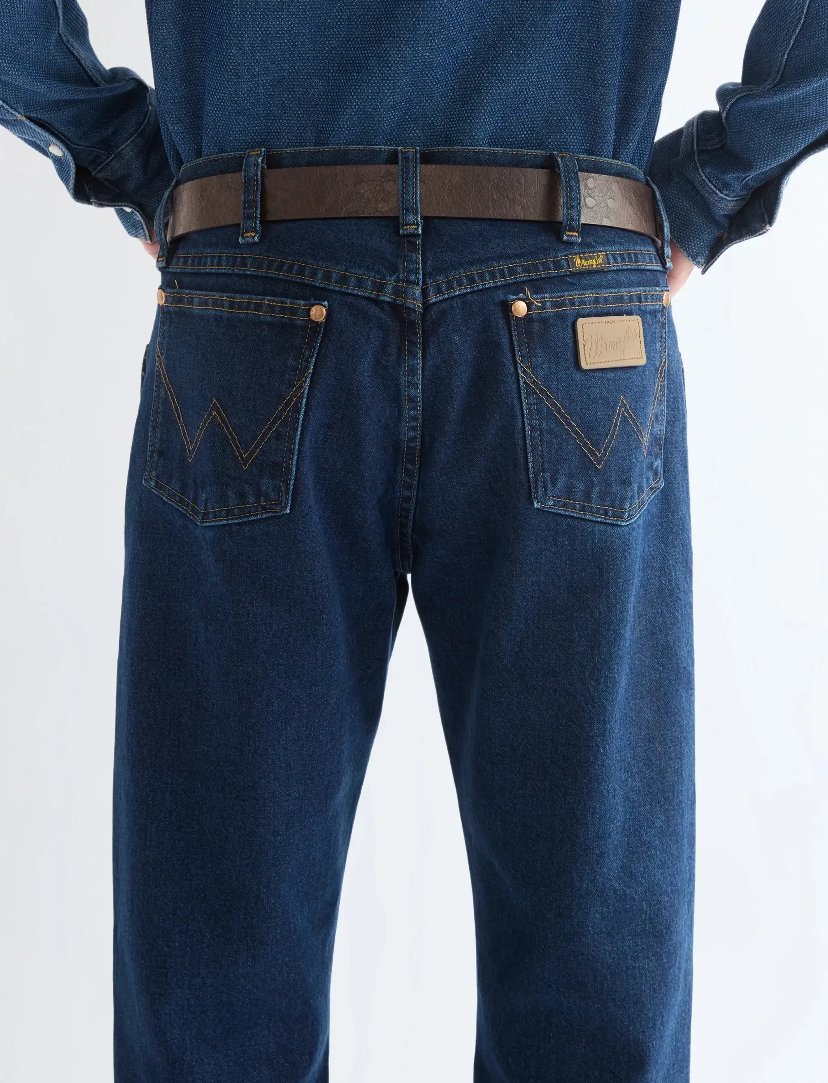 Wrangler - EASY BELT - klassikalised vööd - dark brown - 4