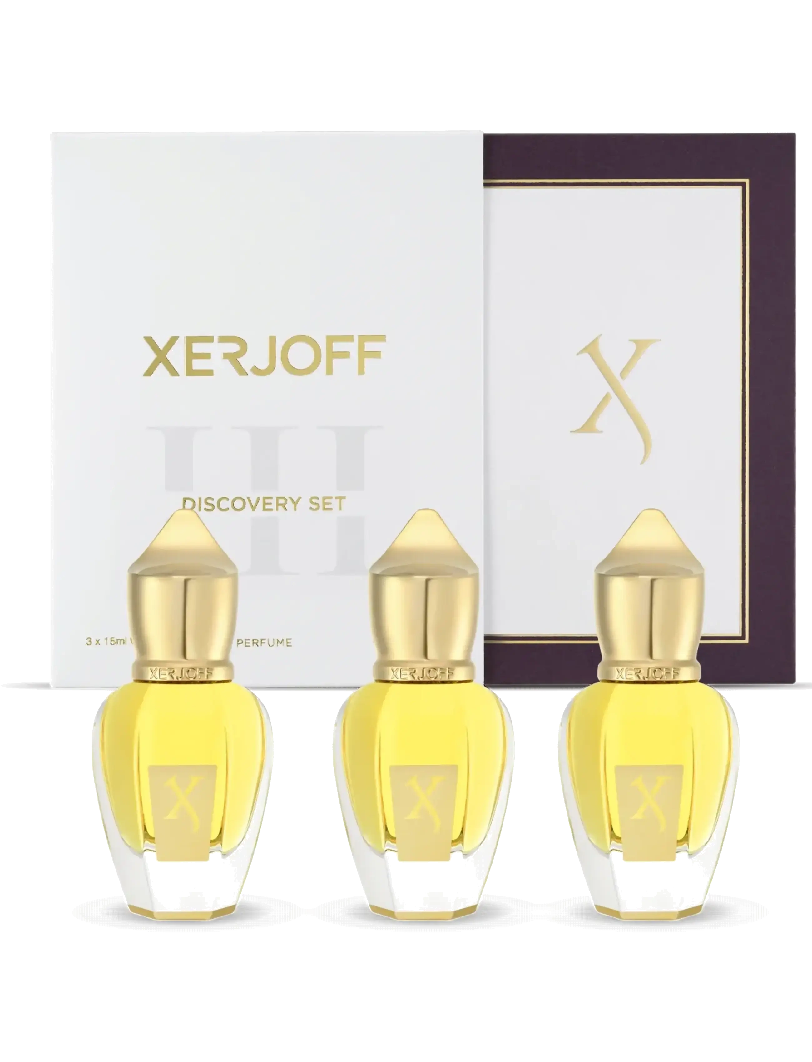 Xerjoff DISCOVERY SET III: NAXOS - ALEXANDRIA II - GOLDEN DALLAH, 3X15 ML - Presenter - null / undefined