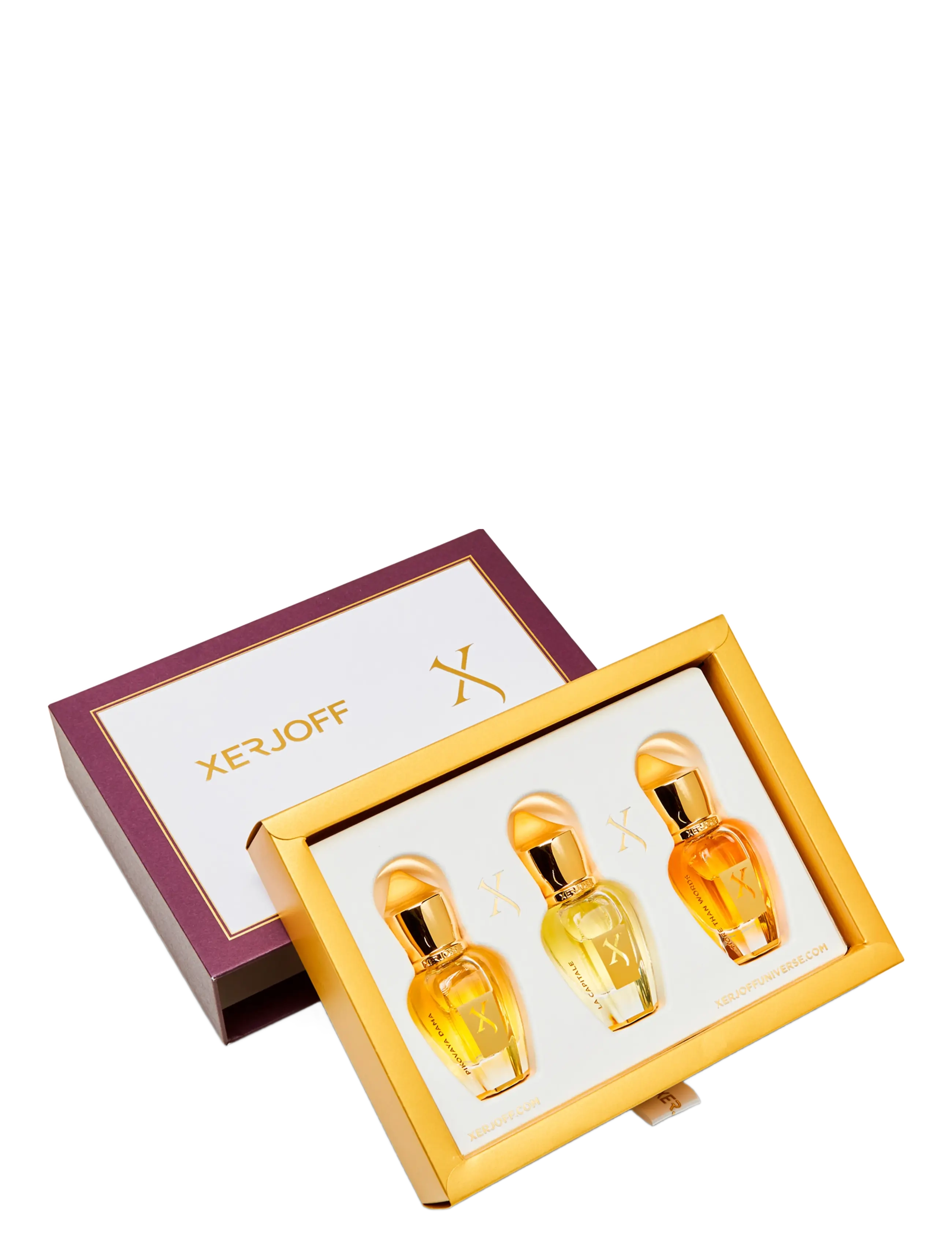 Xerjoff DISCOVERY SET IV: PIKOVAYA DAMA - LA CAPITALE - MORE THAN WORDS, 3X15 ML - Presenter - null / undefined