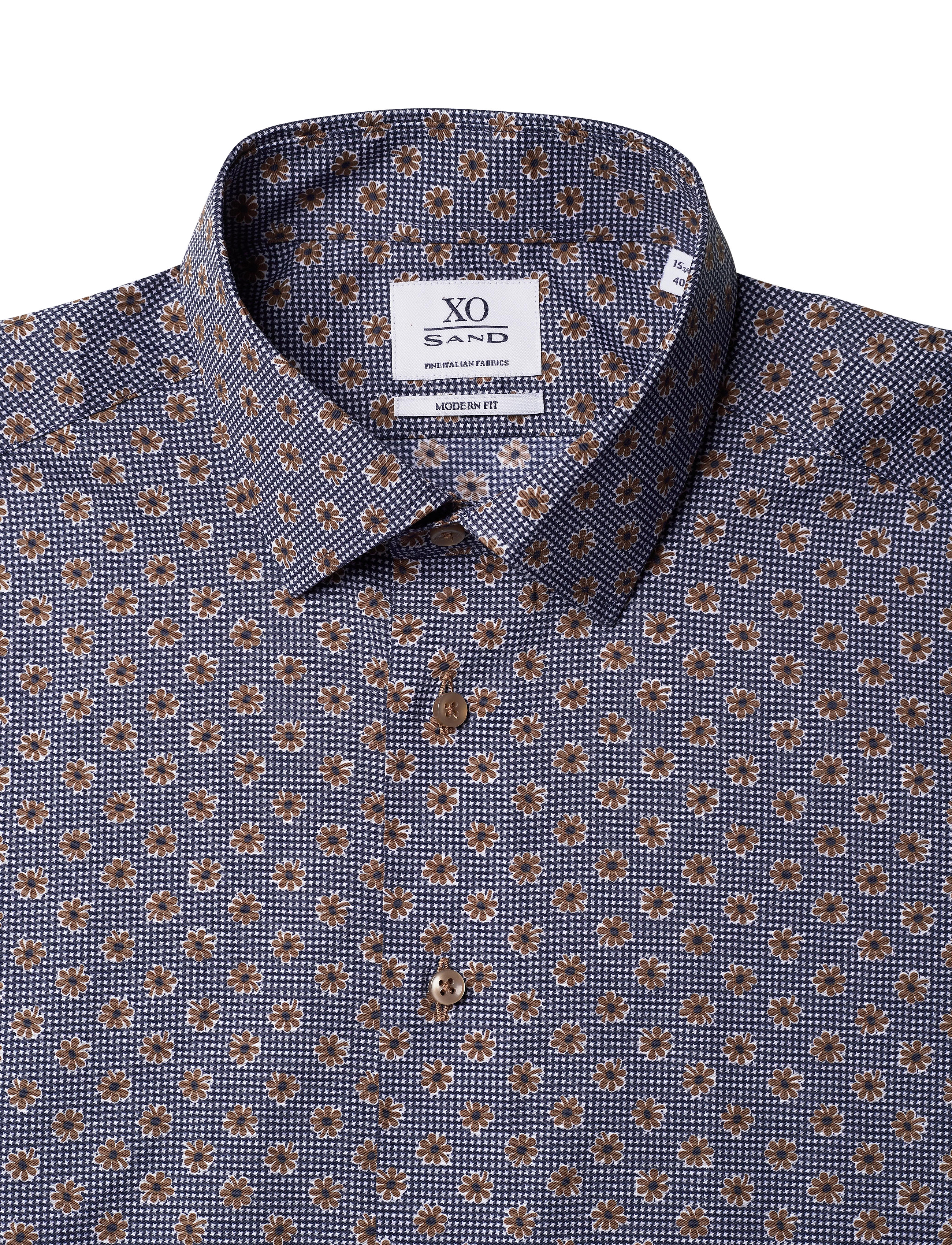 XO Shirtmaker by Sand Copenhagen - 8667 - Gordon SC - dark camel - 2