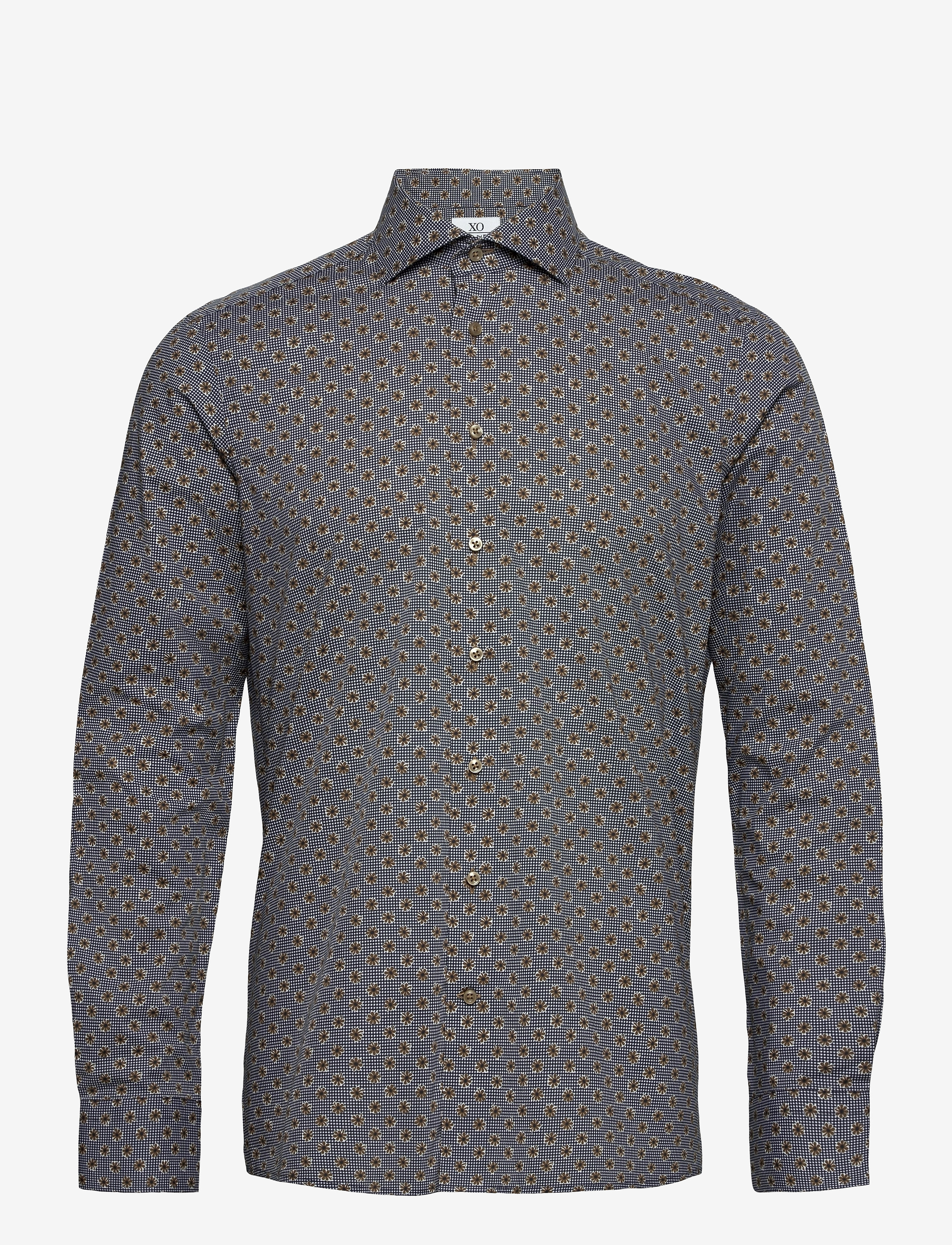 XO Shirtmaker by Sand Copenhagen - 8667 - Gordon FC - dark camel - 0