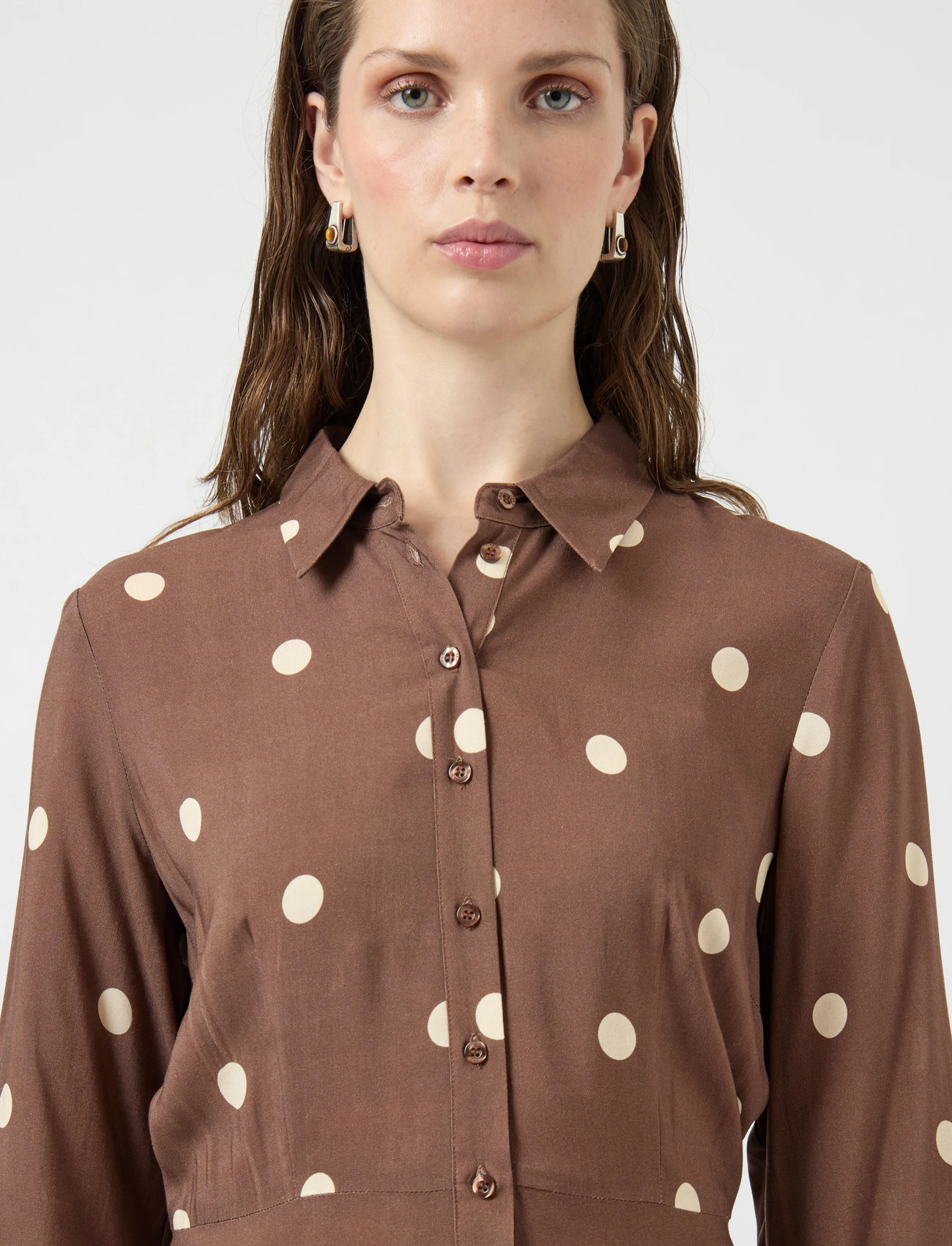 YAS Yassavanna Long Shirt Dress skjortklänningar dam – bild 8