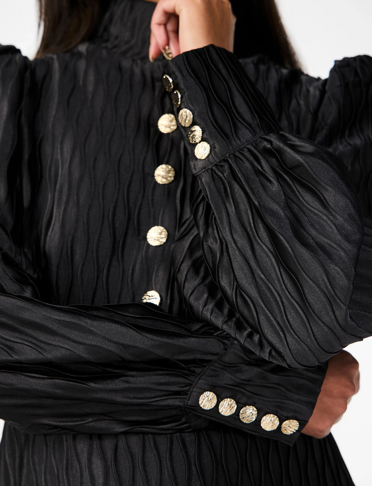 YAS Yasripple Ls Dress midiklänningar dam – bild 10