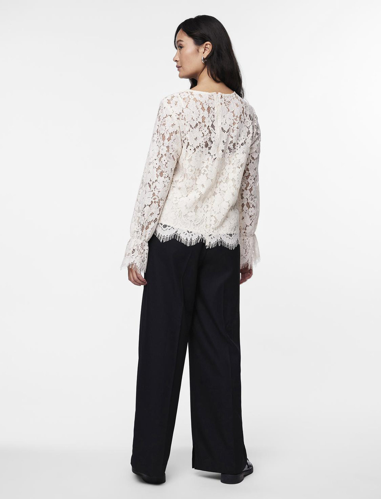 YAS Perla LS Lace Top toppar & linnen dam – bild 6