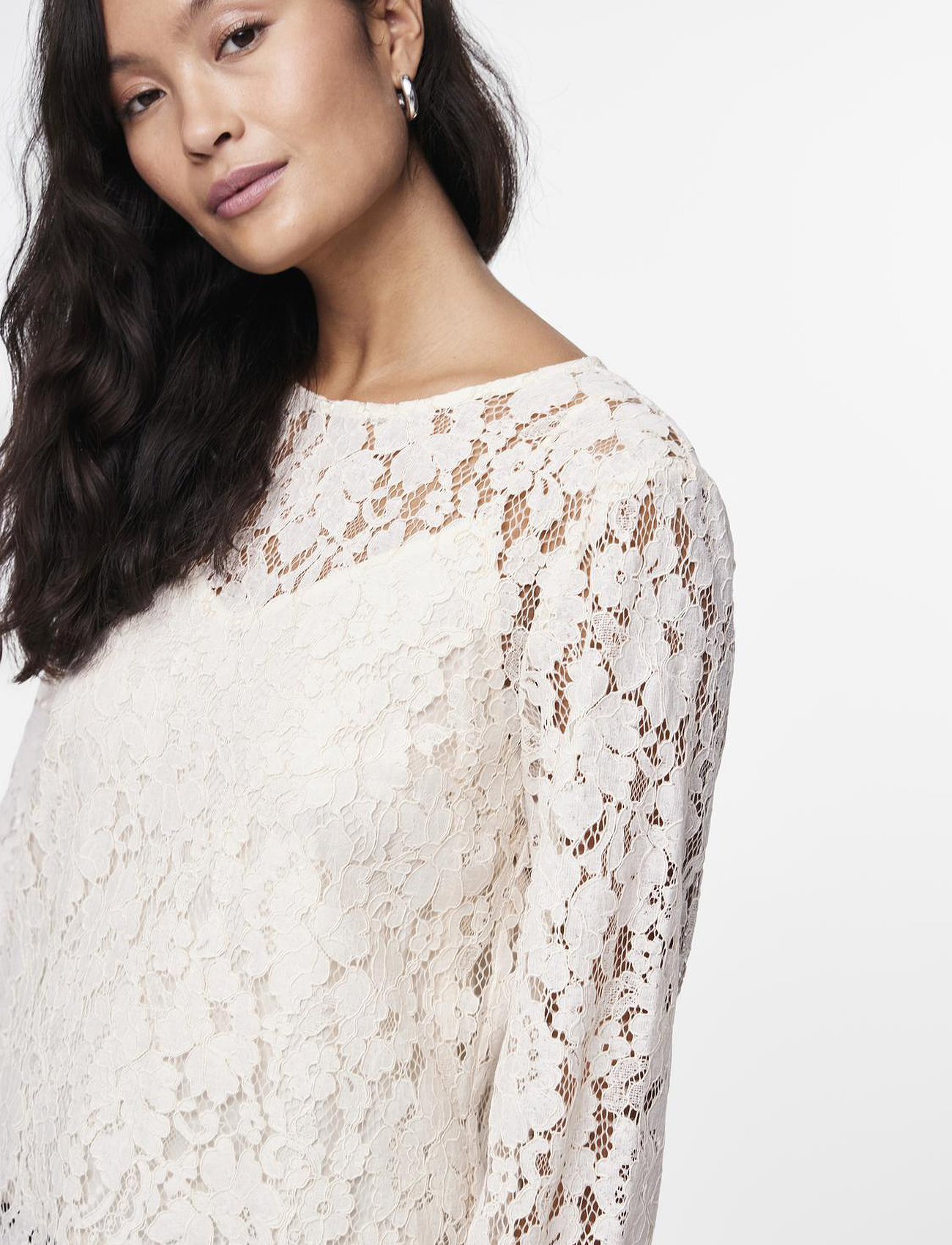 YAS Perla LS Lace Top toppar & linnen dam – bild 8