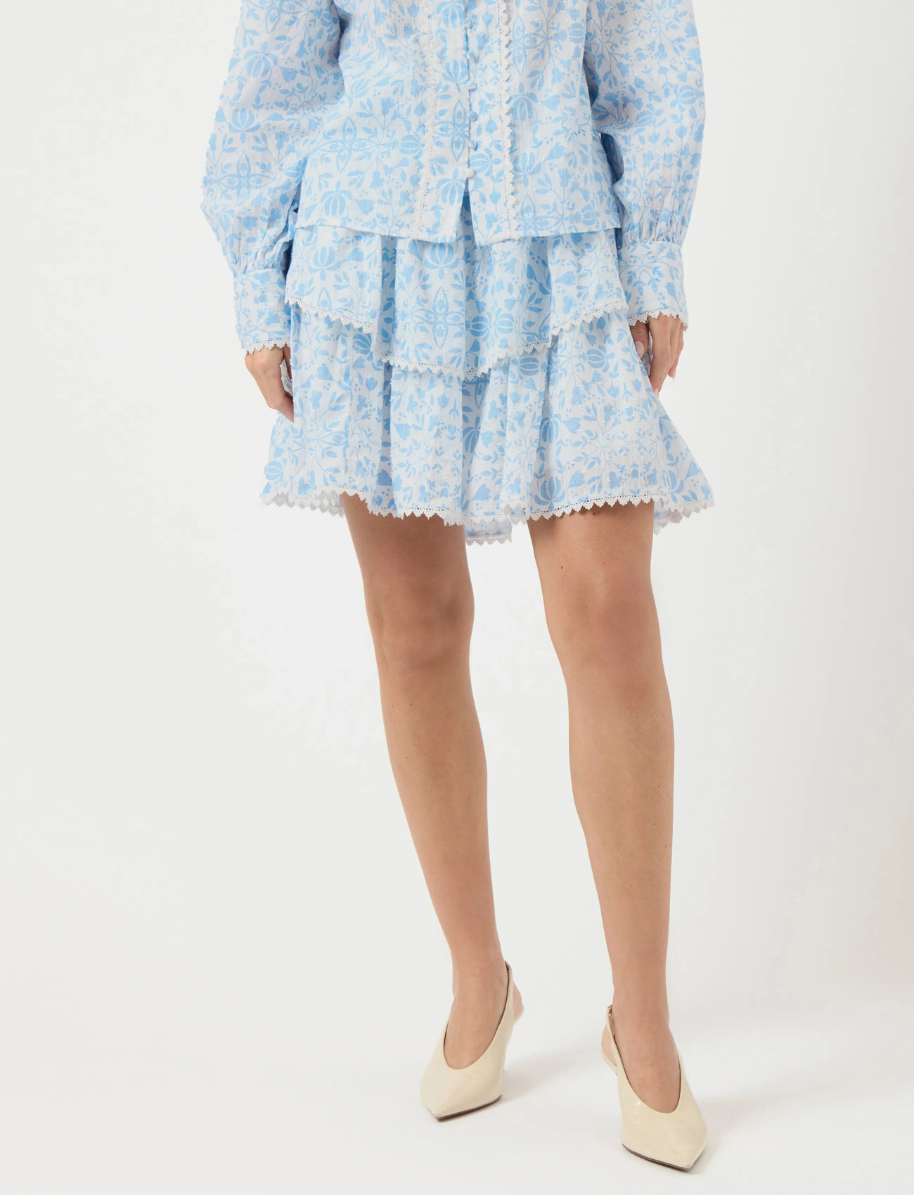 YAS Yasvips Hw Skirt S. - Blue - 34