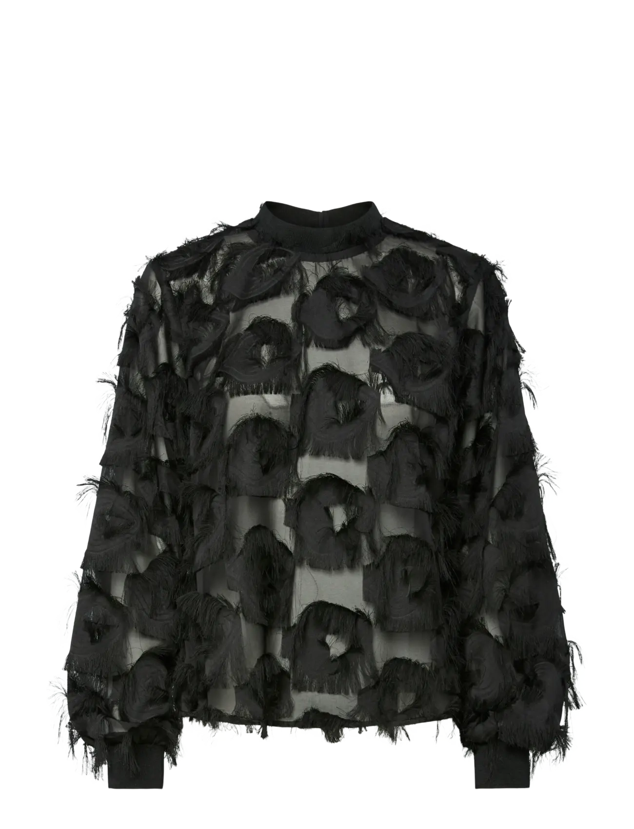 YAS YASDIO LS TOP - Bluser - BLACK / black
