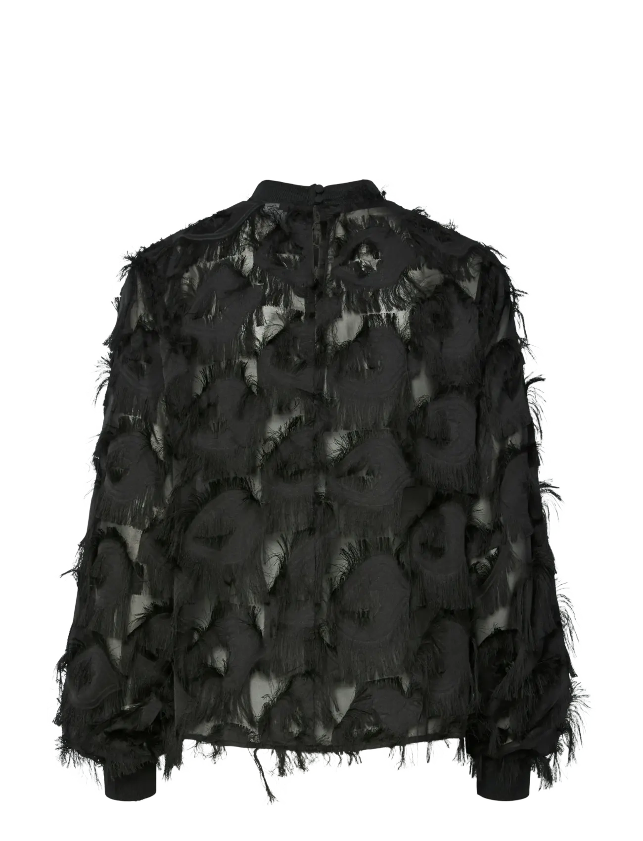 YAS - YASDIO LS TOP - pitkähihaiset puserot - black - 2