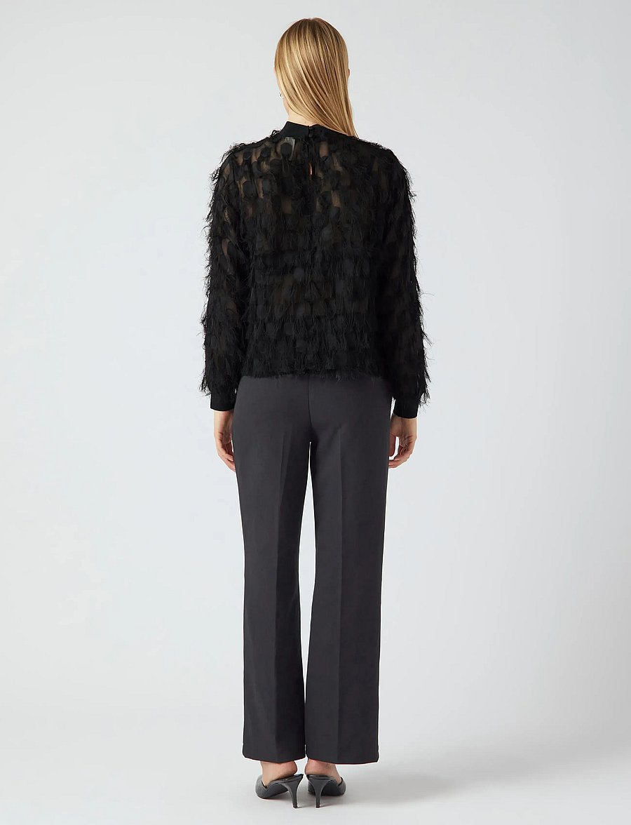 YAS - YASDIO LS TOP - blūzes ar garām piedurknēm - black - 3