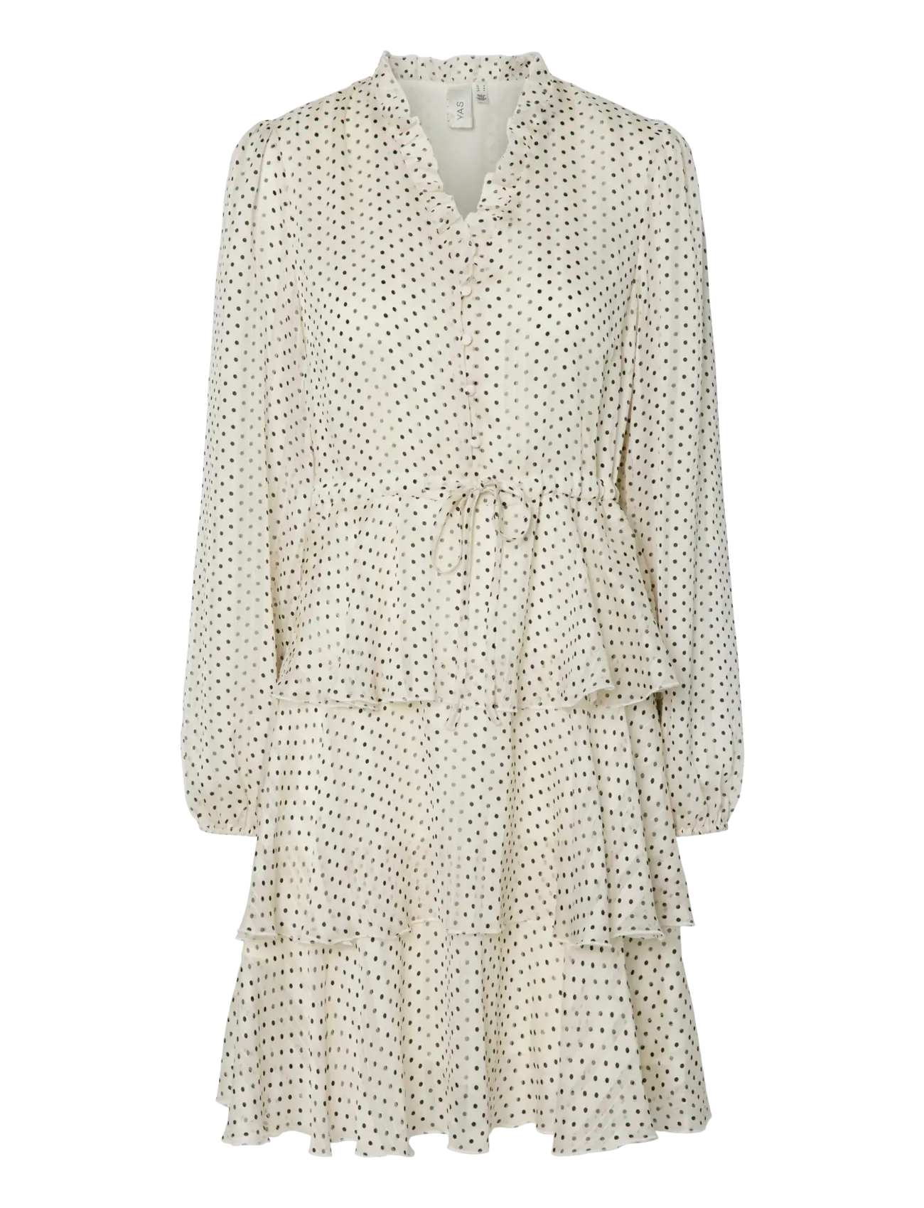 YAS - YASCRUELLA LS DRESS - midi kjoler - crÈme brÛlÉe - 1