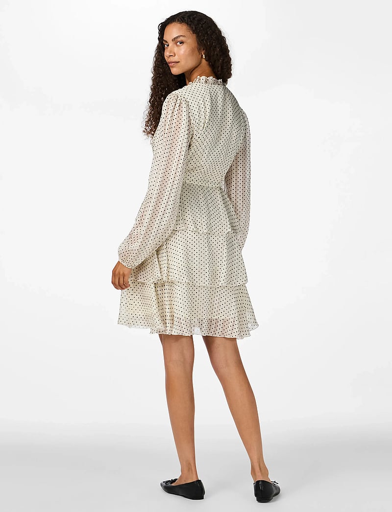 YAS - YASCRUELLA LS DRESS - midi kjoler - crÈme brÛlÉe - 3