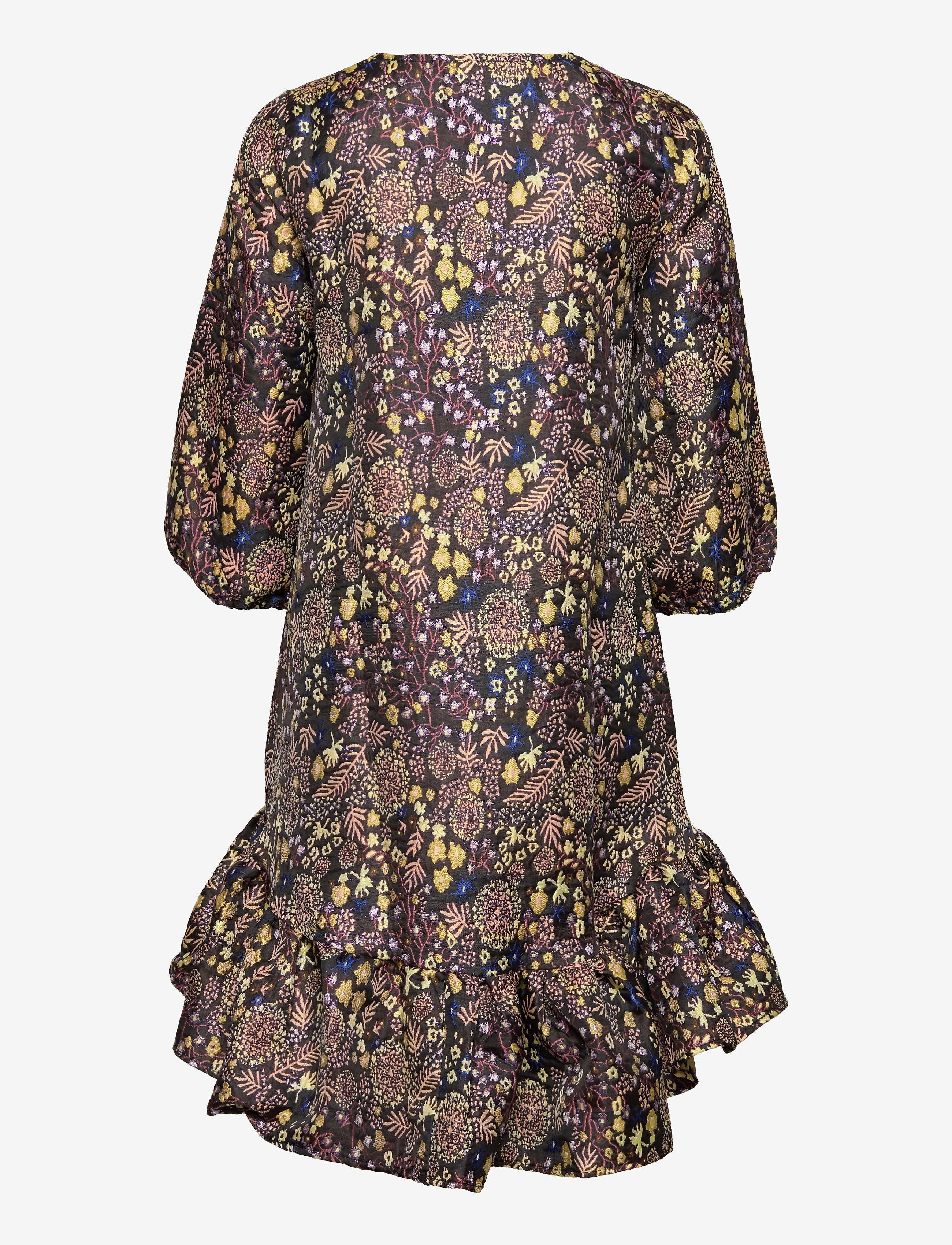 YAS - YASYISHO 3/4 DRESS FT - festkjoler - black - 2