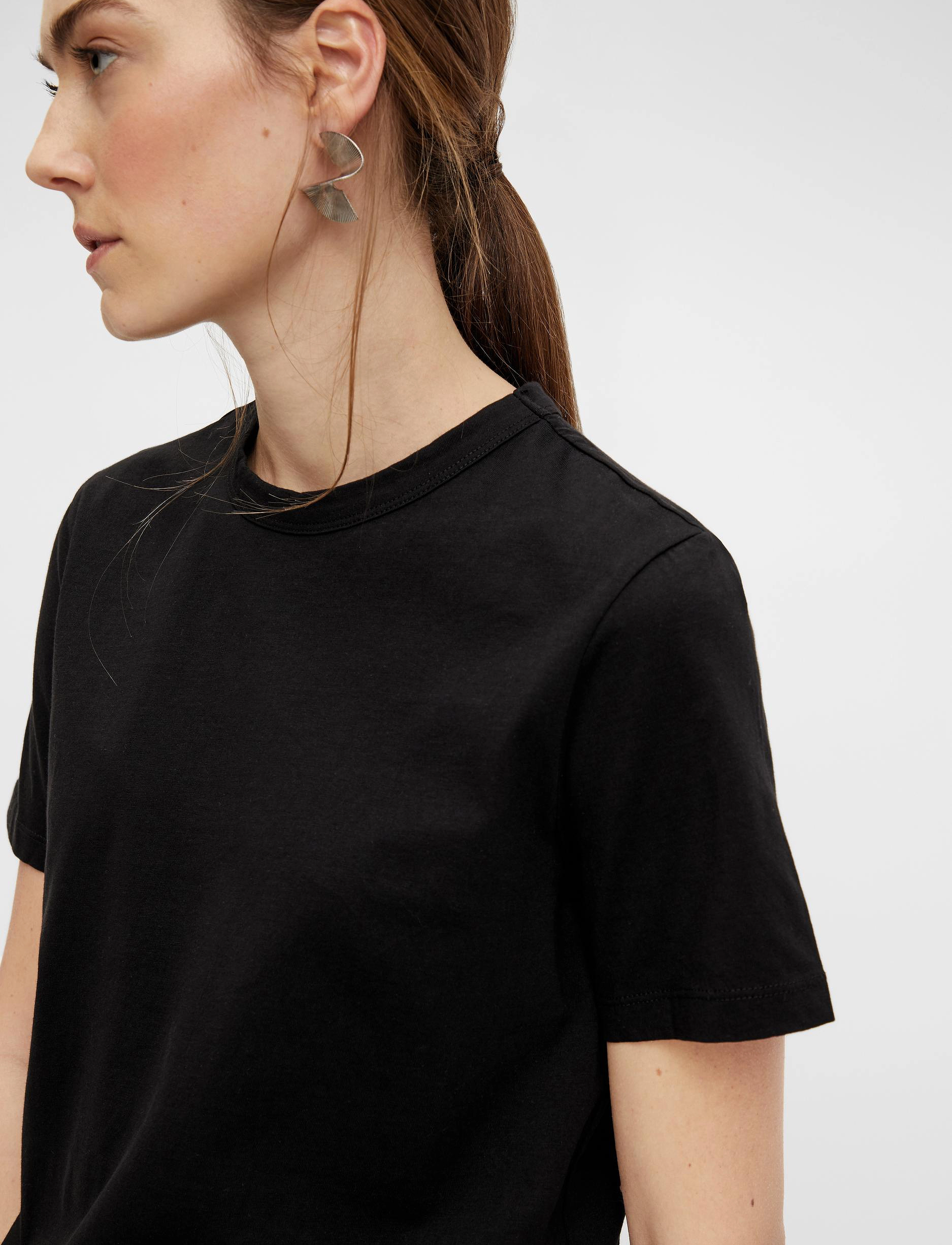 YAS - YASSARITA O-NECK TEE - black - 5