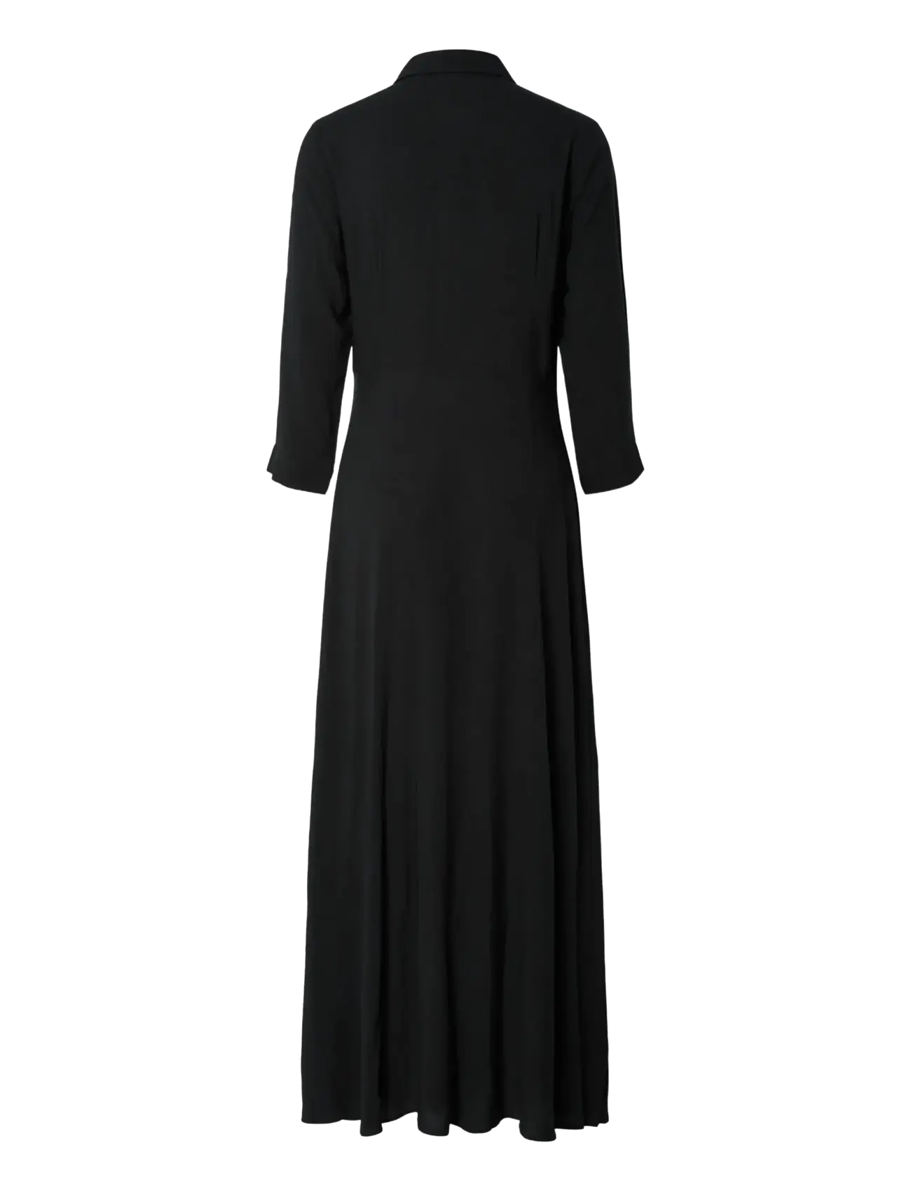 YAS - YASSAVANNA LONG SHIRT DRESS S. NOOS - skjortekjoler - black - 2