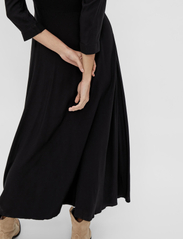 YAS - YASSAVANNA LONG SHIRT DRESS S. NOOS - maxi dresses - black - 5