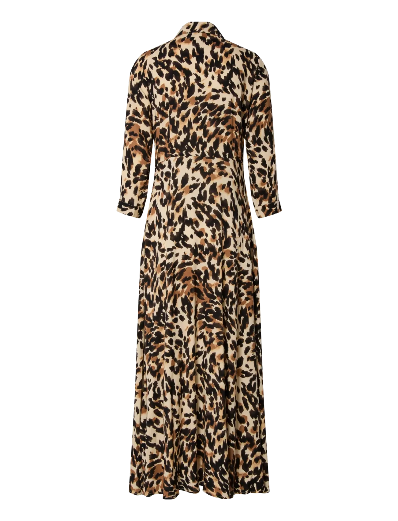YAS - YASSAVANNA LONG SHIRT DRESS S. NOOS - skjortekjoler - black - 1