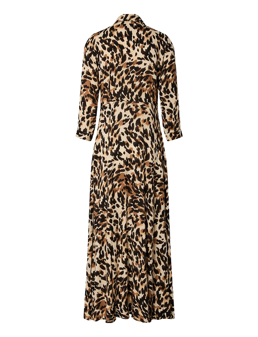 YAS - YASSAVANNA LONG SHIRT DRESS S. NOOS - hemdkleider - black - 1