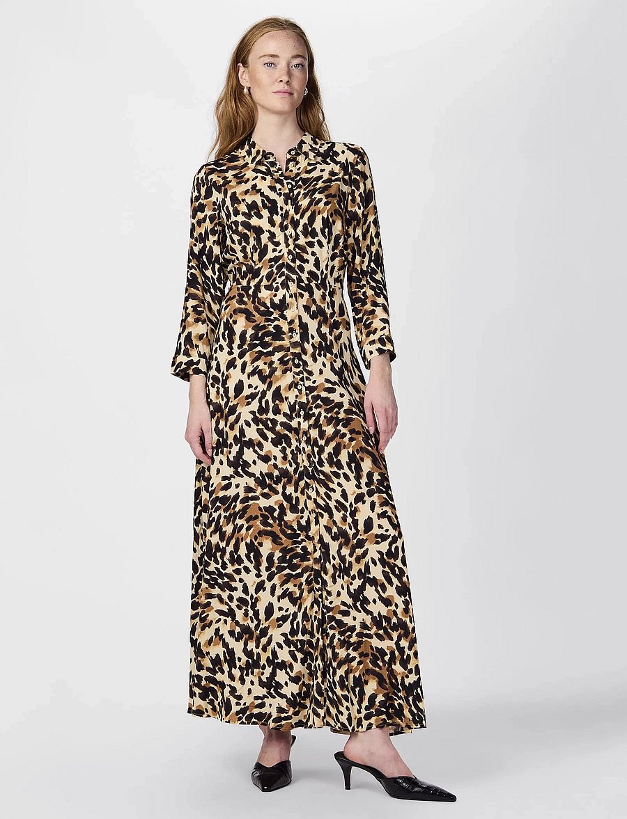 YAS - YASSAVANNA LONG SHIRT DRESS S. NOOS - hemdkleider - black - 2
