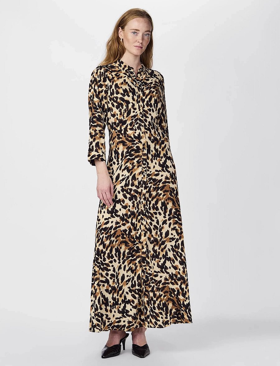 YAS - YASSAVANNA LONG SHIRT DRESS S. NOOS - hemdkleider - black - 4
