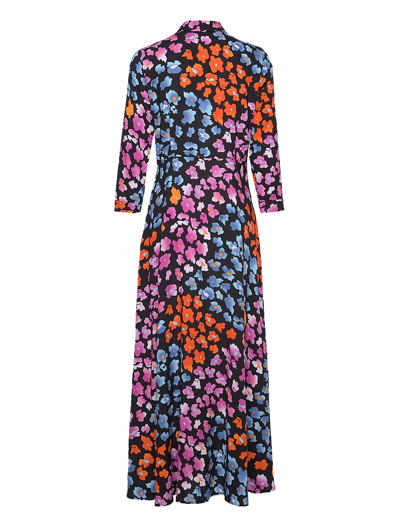 YAS - YASSAVANNA LONG SHIRT DRESS S. NOOS - hemdkleider - black - 2