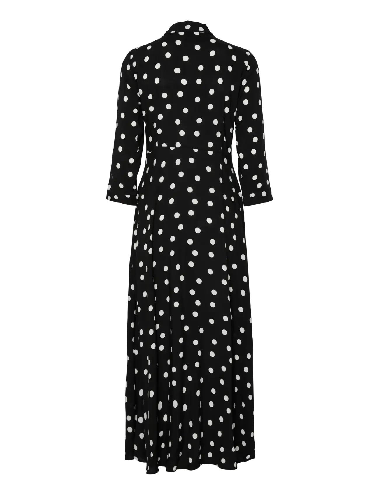YAS - YASSAVANNA LONG SHIRT DRESS S. NOOS - skjortekjoler - black - 2