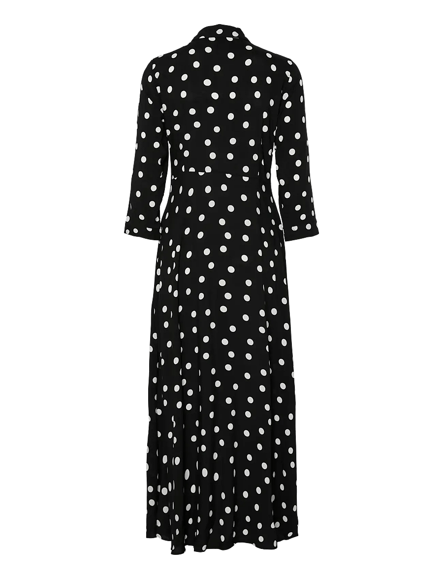 YAS - YASSAVANNA LONG SHIRT DRESS S. NOOS - hemdkleider - black - 2