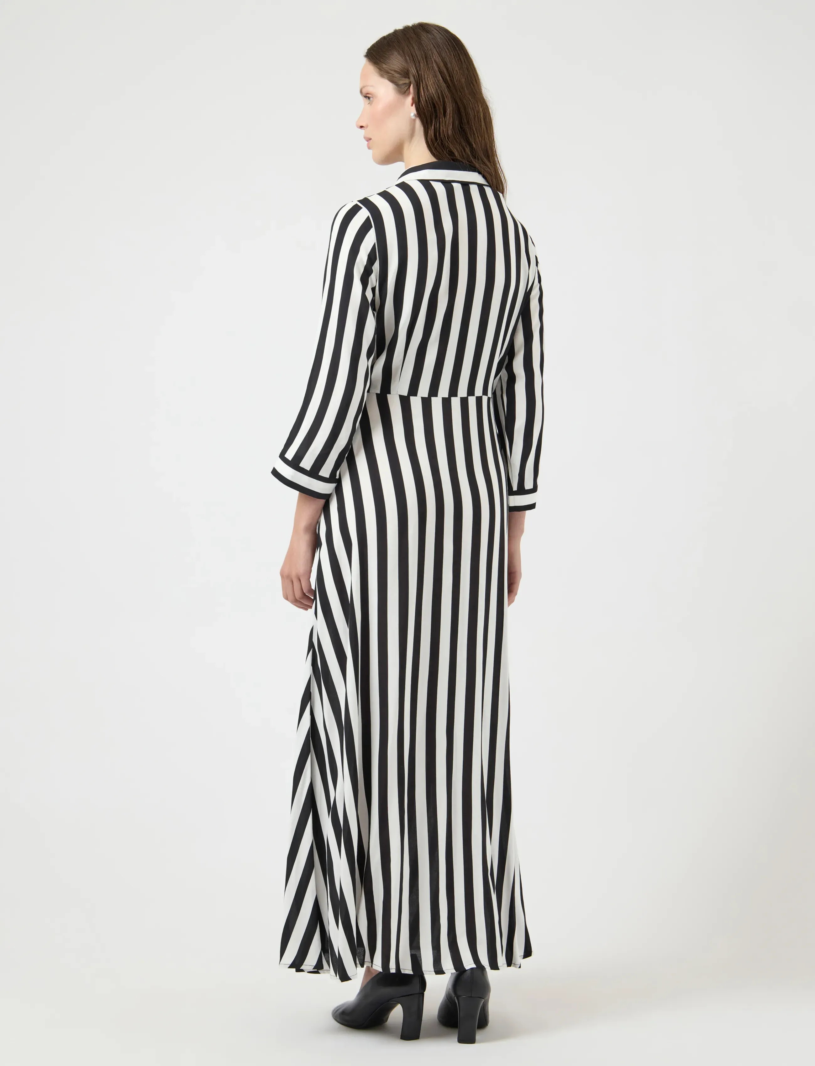 YAS - YASSAVANNA LONG SHIRT DRESS S. NOOS - skjortekjoler - black - 2