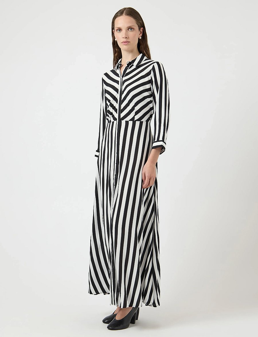 YAS - YASSAVANNA LONG SHIRT DRESS S. NOOS - hemdkleider - black - 5
