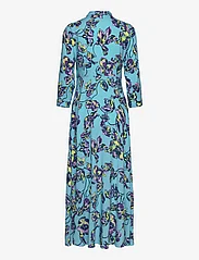 YAS - YASSAVANNA LONG SHIRT DRESS S. NOOS - maxi dresses - blue topaz - 1