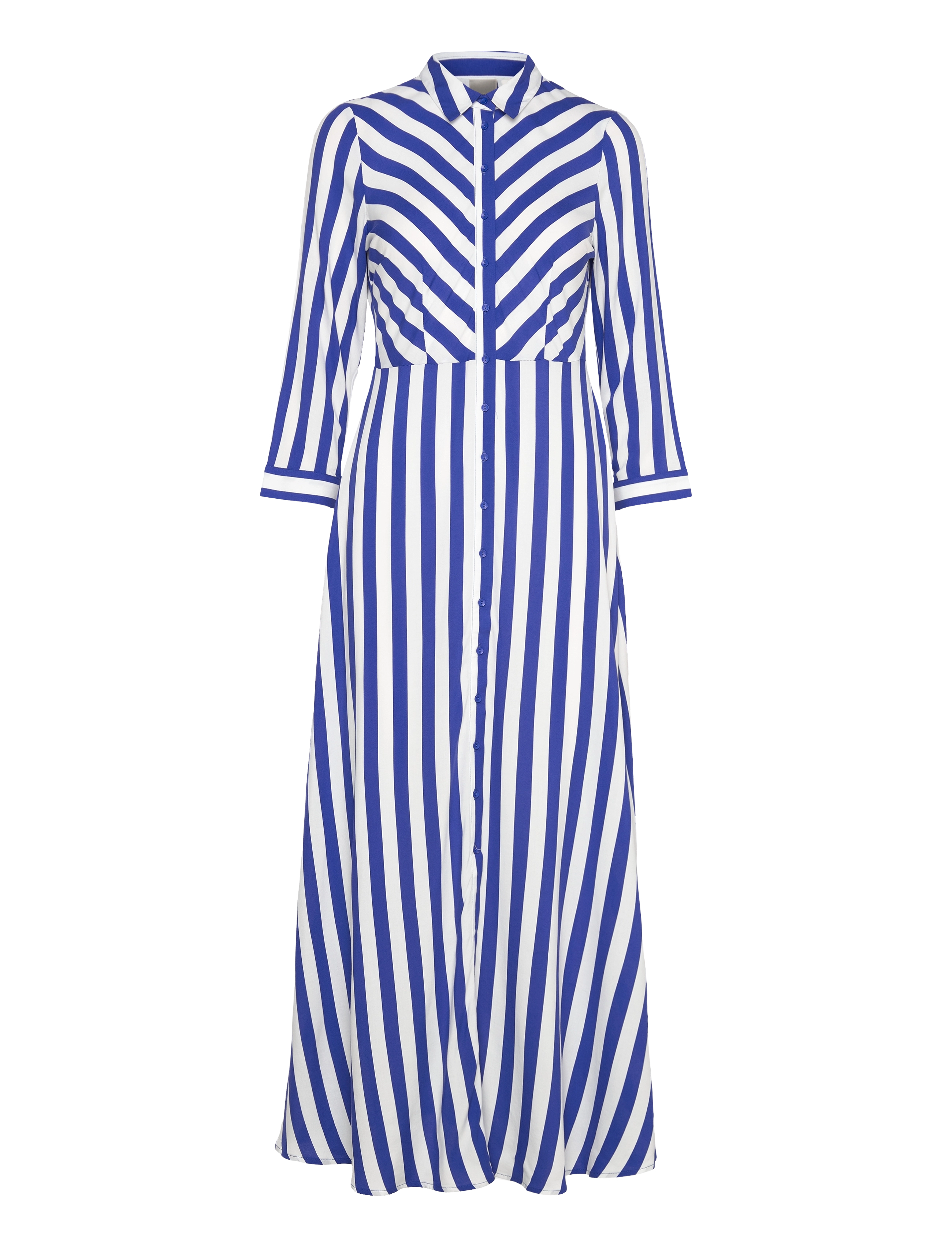 YASSAVANNA LONG SHIRT DRESS S. NOOS - BLUING
