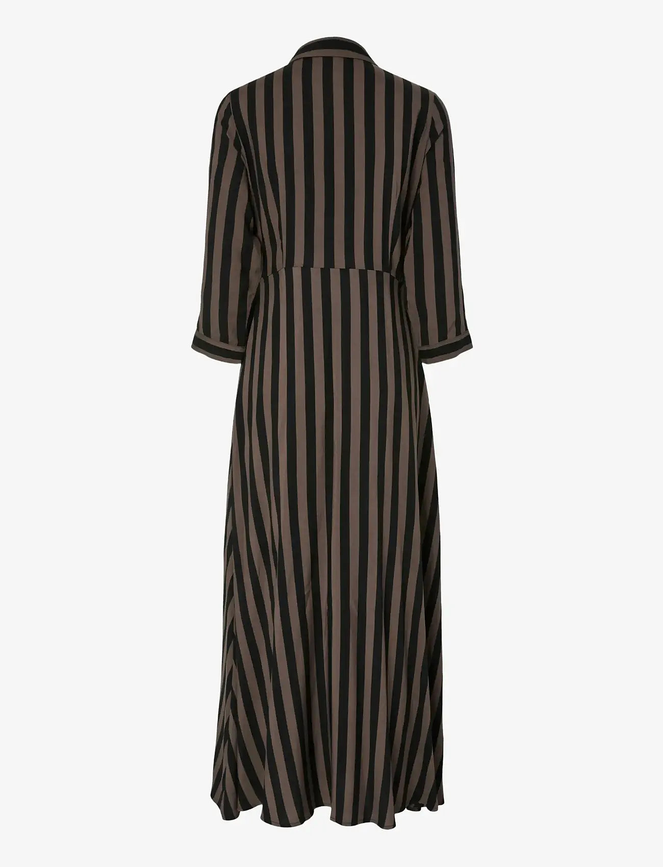YAS - YASSAVANNA LONG SHIRT DRESS S. NOOS - skjortklänningar - chocolate brown - 2