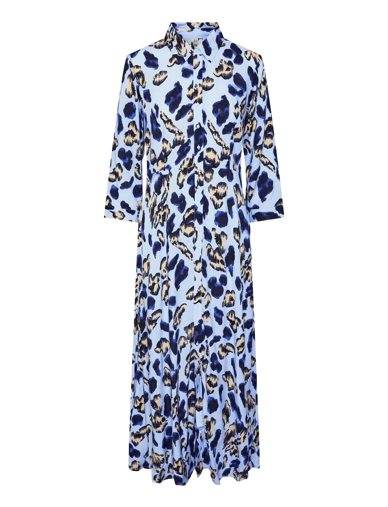 YAS YASSAVANNA LONG SHIRT DRESS S. NOOS - Y.A.S - CLEAR SKY / blue