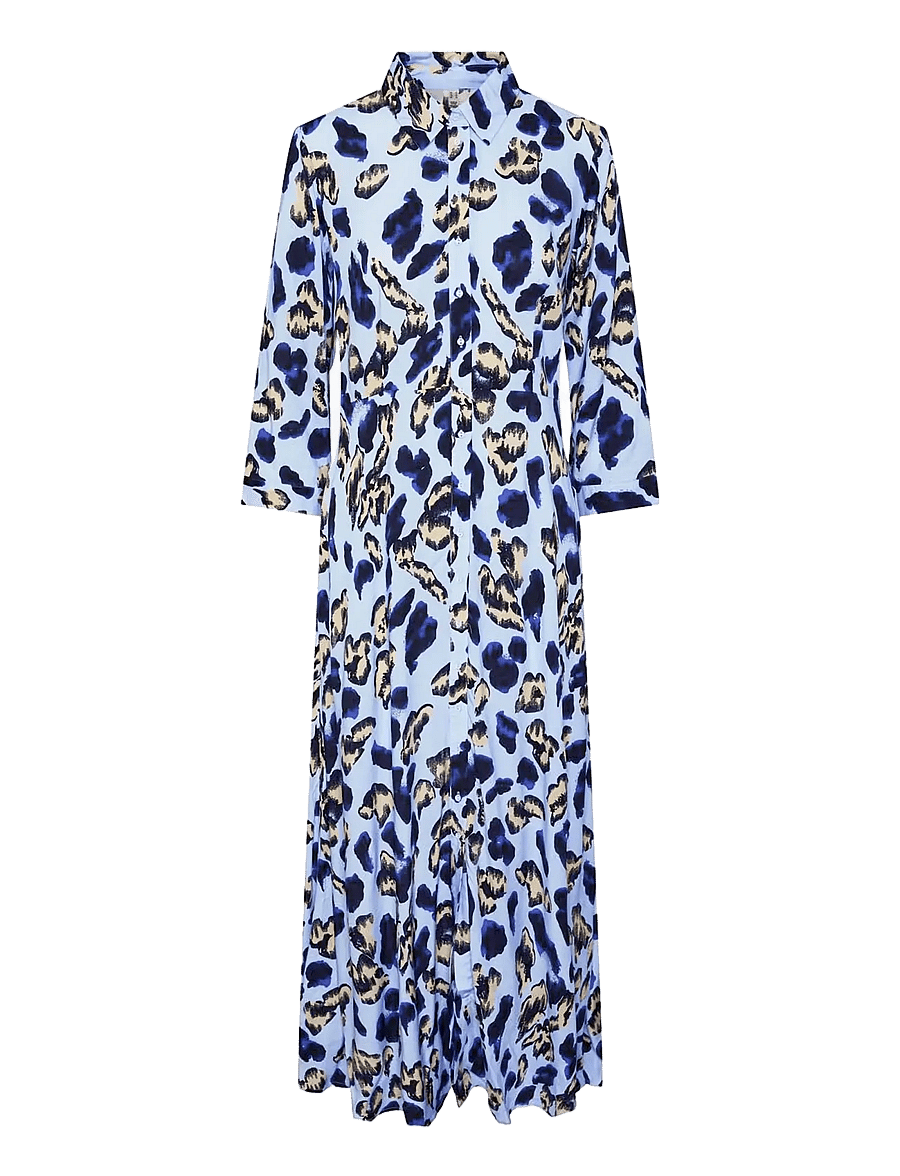 YAS - YASSAVANNA LONG SHIRT DRESS S. NOOS - hemdkleider - clear sky - 1