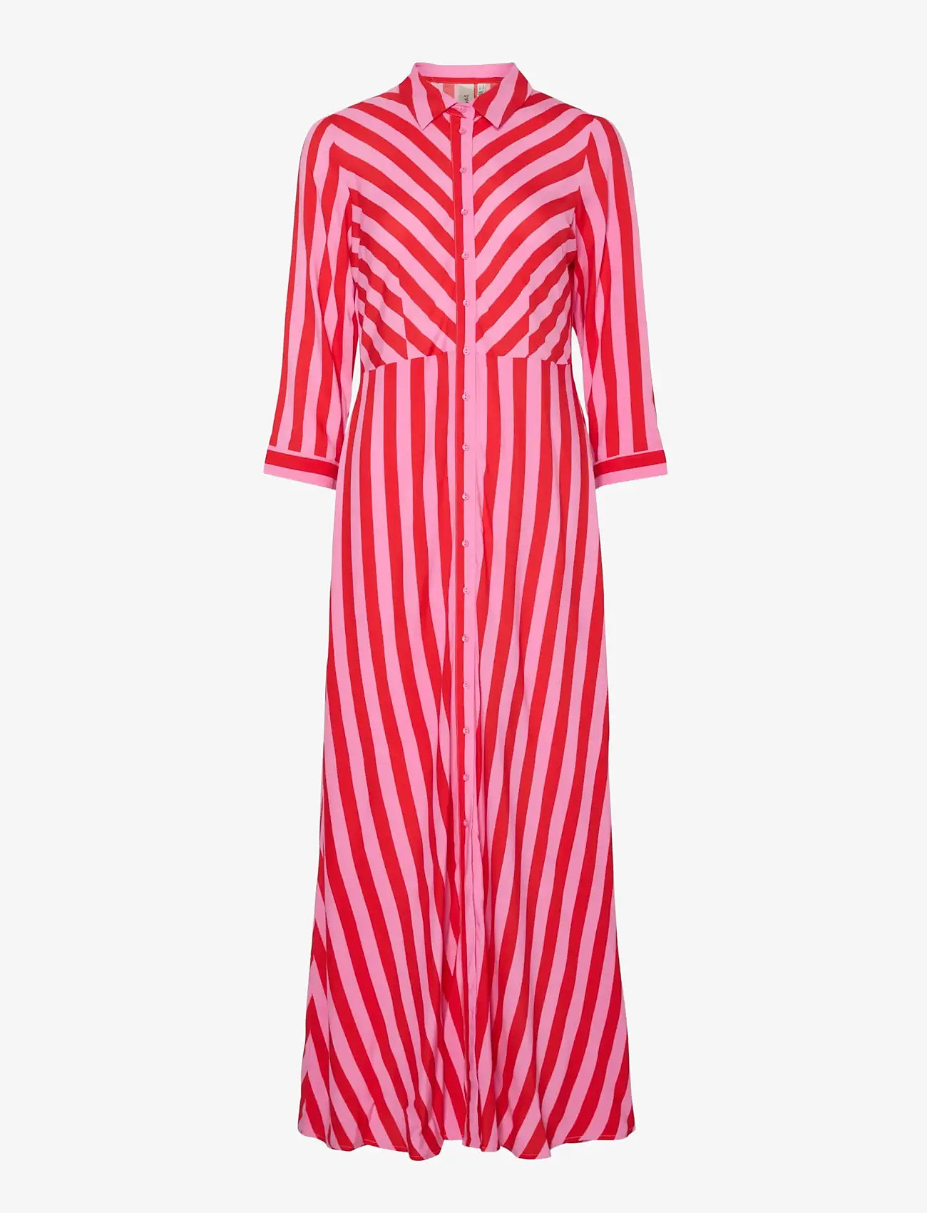 YAS - YASSAVANNA LONG SHIRT DRESS S. NOOS - skjortklänningar - cyclamen - 1