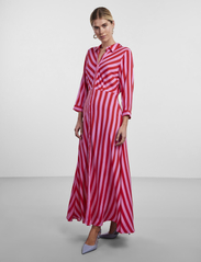 YAS - YASSAVANNA LONG SHIRT DRESS S. NOOS - maxi dresses - cyclamen - 4